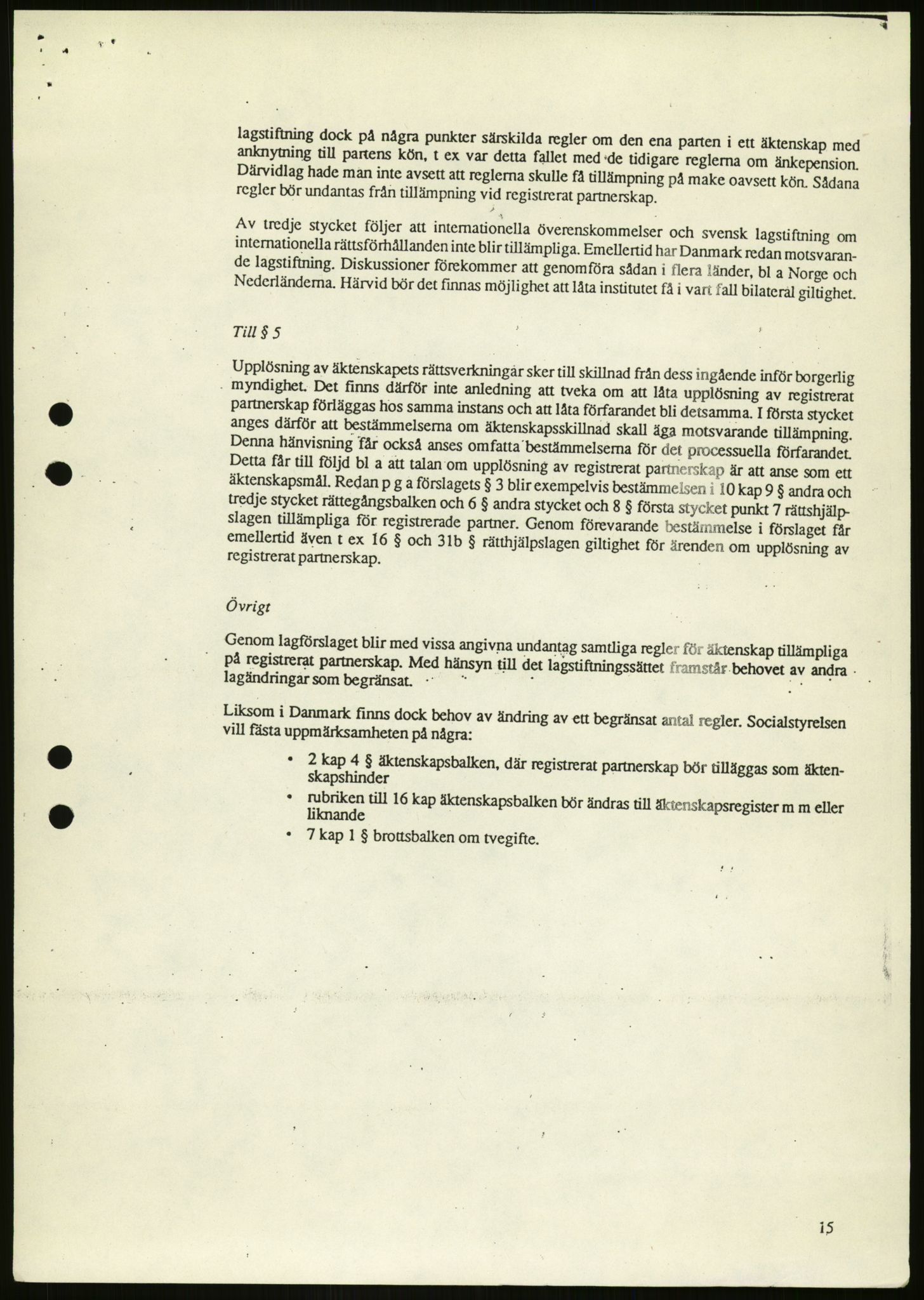 Det Norske Forbundet av 1948/Landsforeningen for Lesbisk og Homofil Frigjøring, AV/RA-PA-1216/D/Da/L0001: Partnerskapsloven, 1990-1993, p. 249