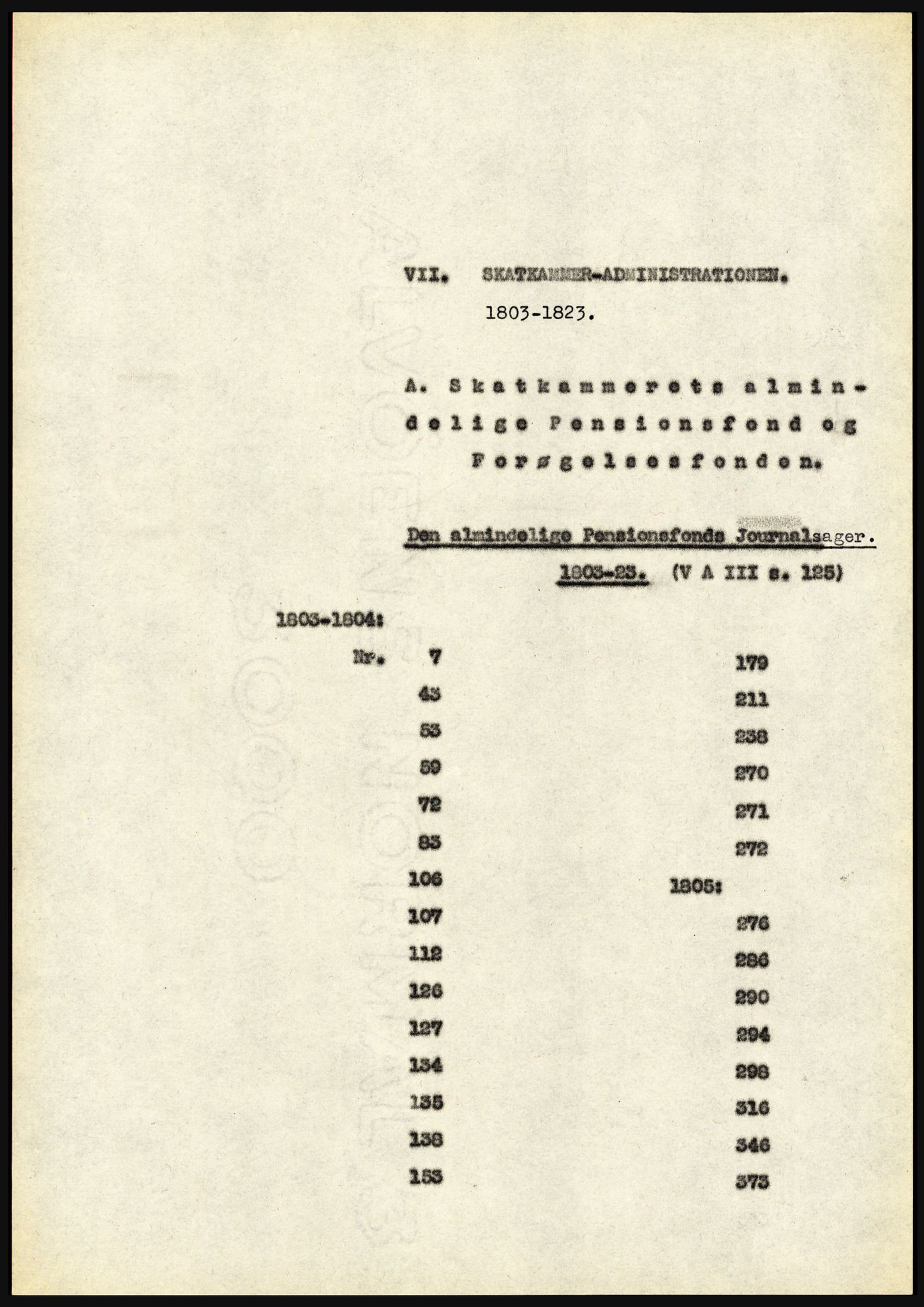 Riksarkivet, Seksjon for eldre arkiv og spesialsamlinger, AV/RA-EA-6797/H/Ha, 1953, p. 1