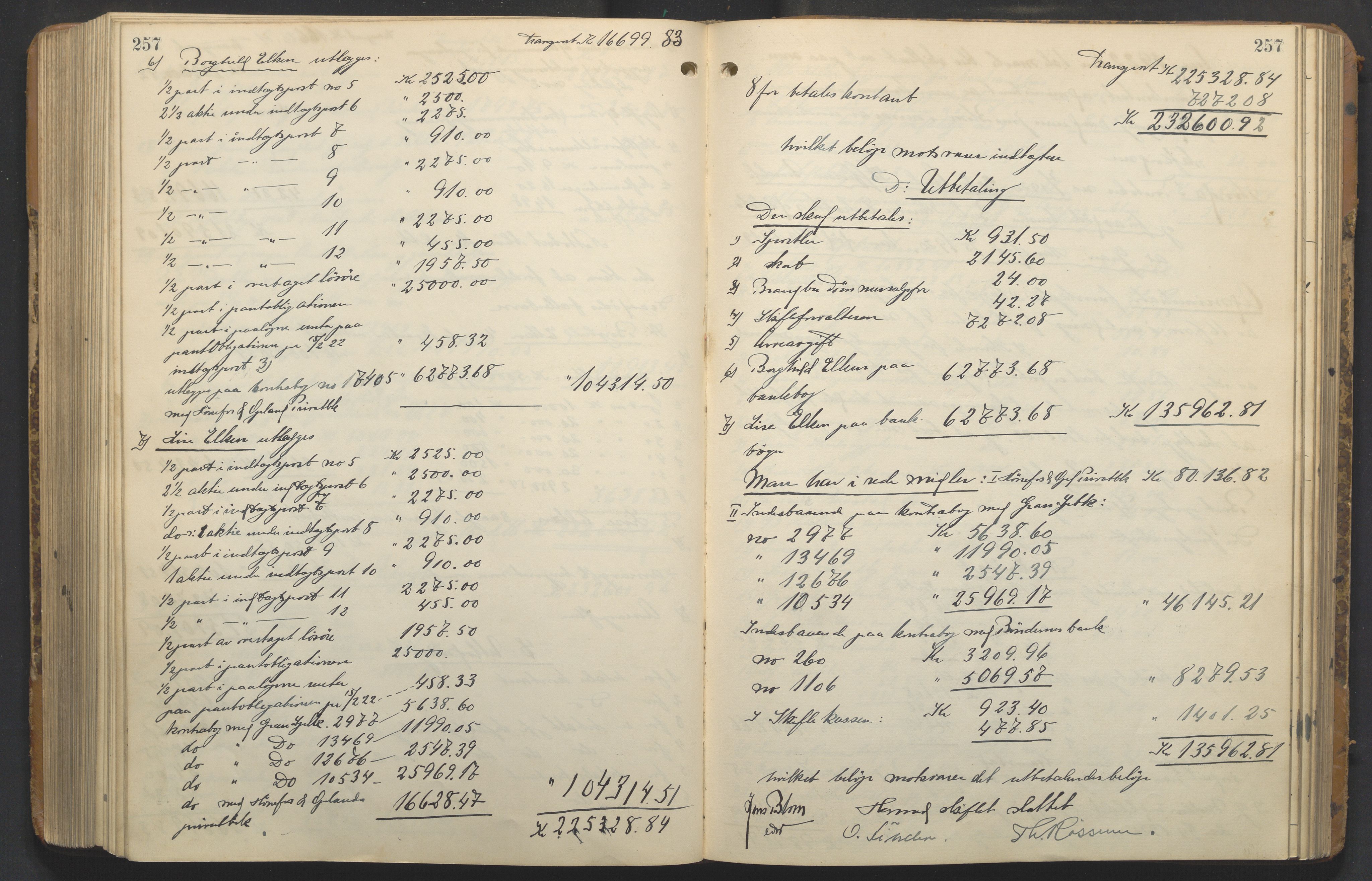 Hadeland og Land tingrett, AV/SAH-TING-010/J/Jd/L0005: Skifteutlodningsprotokoll, 1913-1924, p. 257