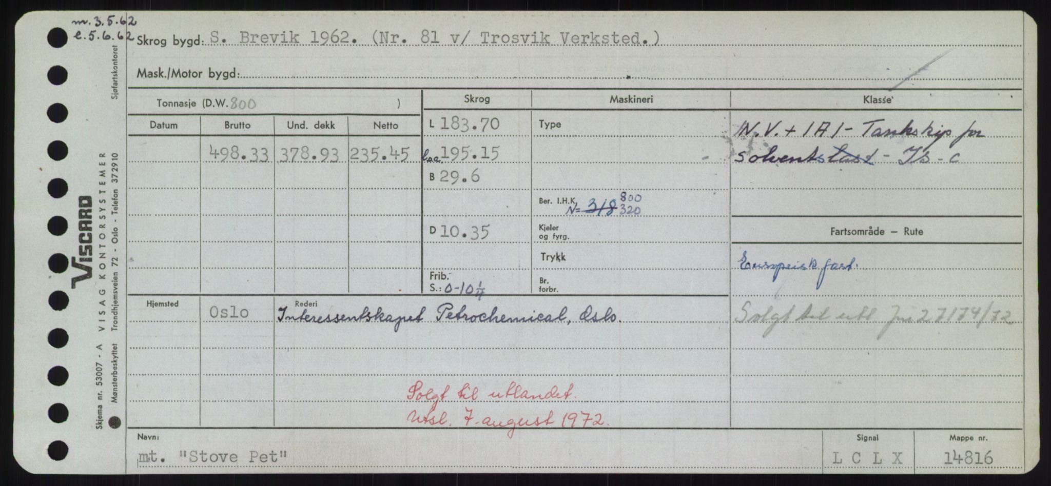 Sjøfartsdirektoratet med forløpere, Skipsmålingen, RA/S-1627/H/Hd/L0036: Fartøy, St, p. 571