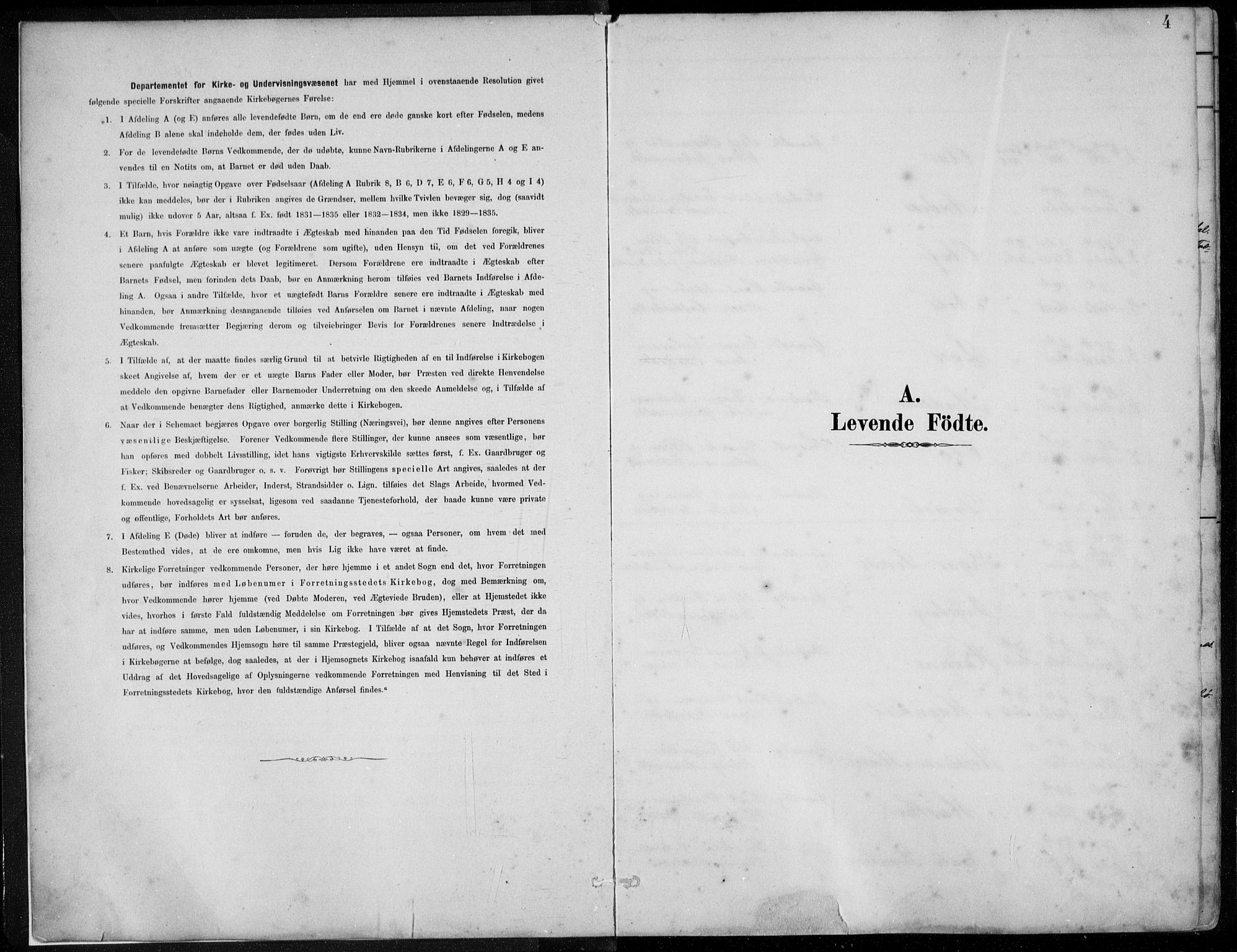 Lavik sokneprestembete, SAB/A-80901: Parish register (copy) no. A 2, 1882-1910, p. 4