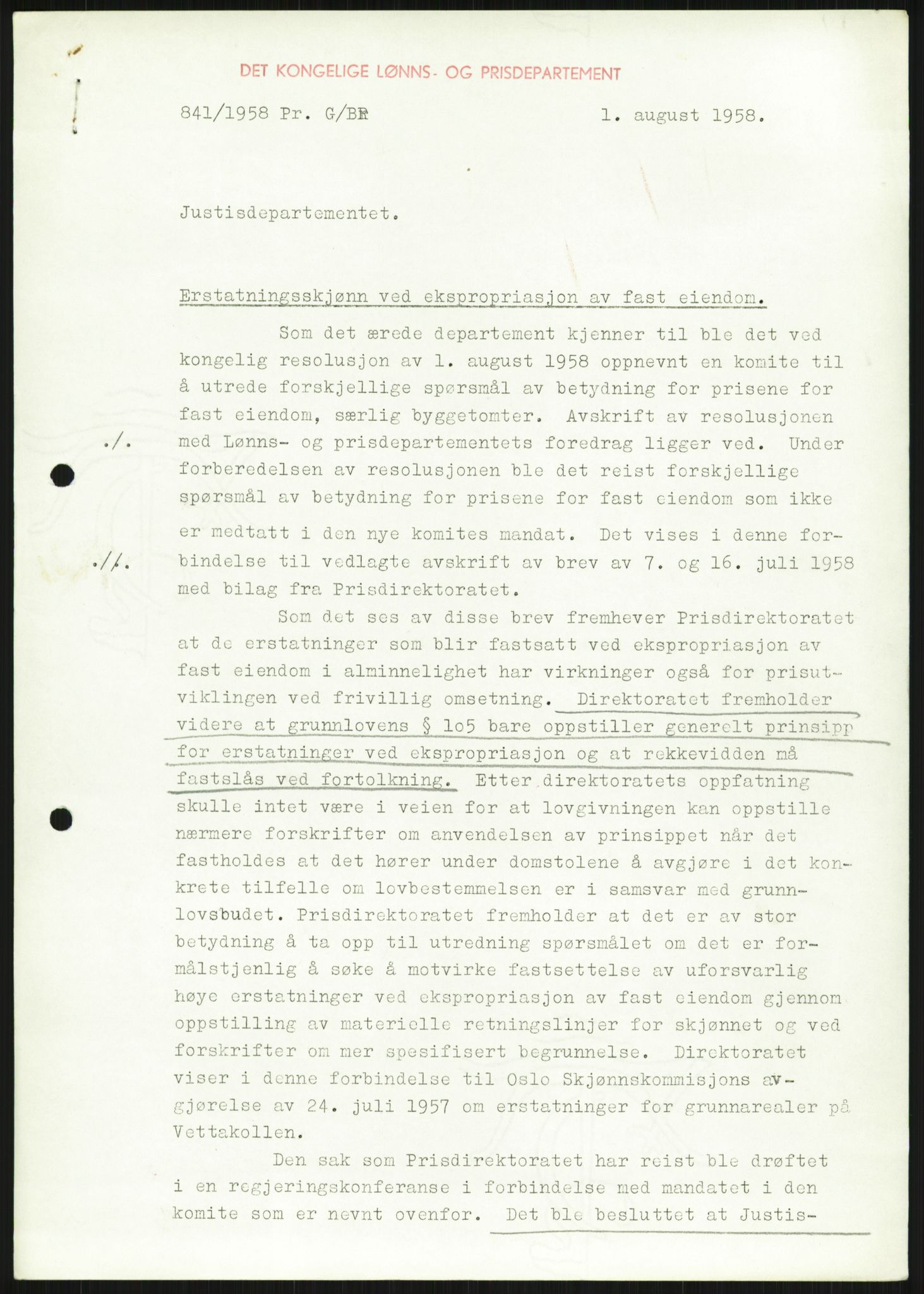 Kommunaldepartementet, Boligkomiteen av 1962, AV/RA-S-1456/D/L0002: --, 1958-1962, p. 27