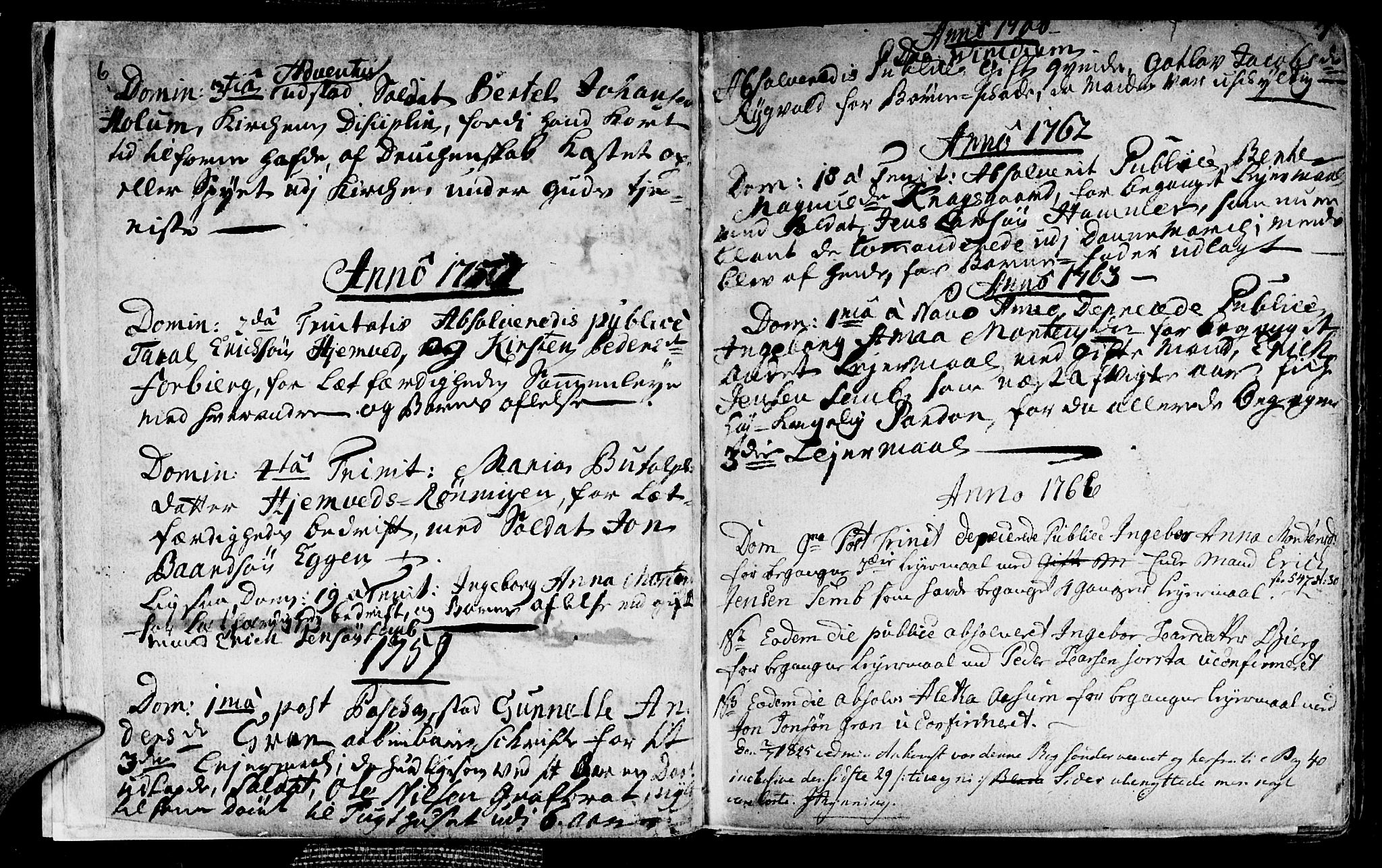 Ministerialprotokoller, klokkerbøker og fødselsregistre - Nord-Trøndelag, SAT/A-1458/749/L0467: Parish register (official) no. 749A01, 1733-1787, p. 6-7