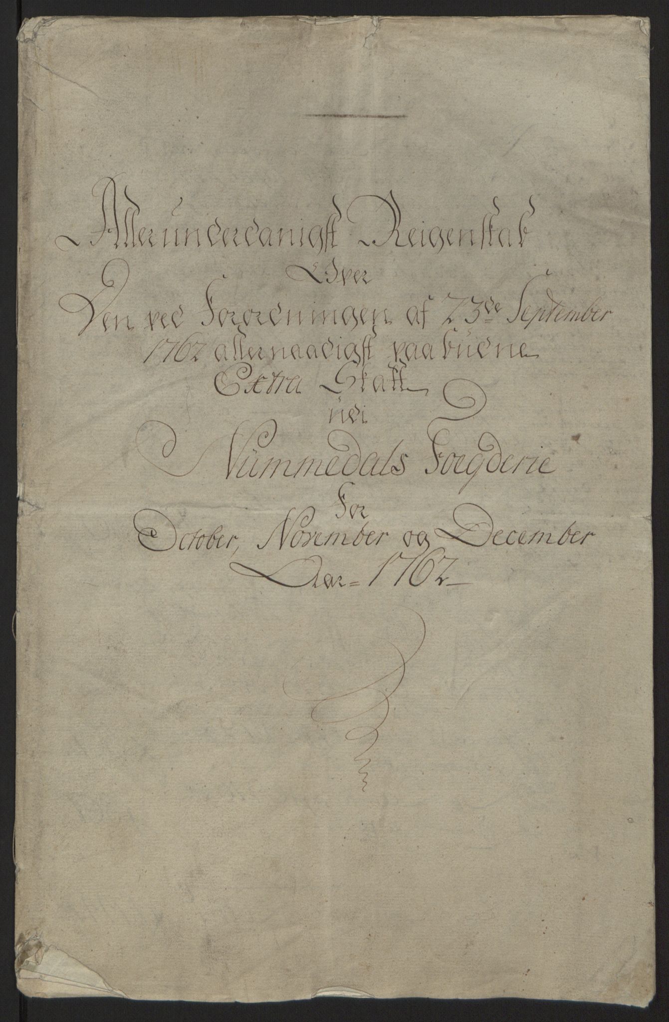 Rentekammeret inntil 1814, Reviderte regnskaper, Fogderegnskap, AV/RA-EA-4092/R64/L4502: Ekstraskatten Namdal, 1762-1772, p. 5
