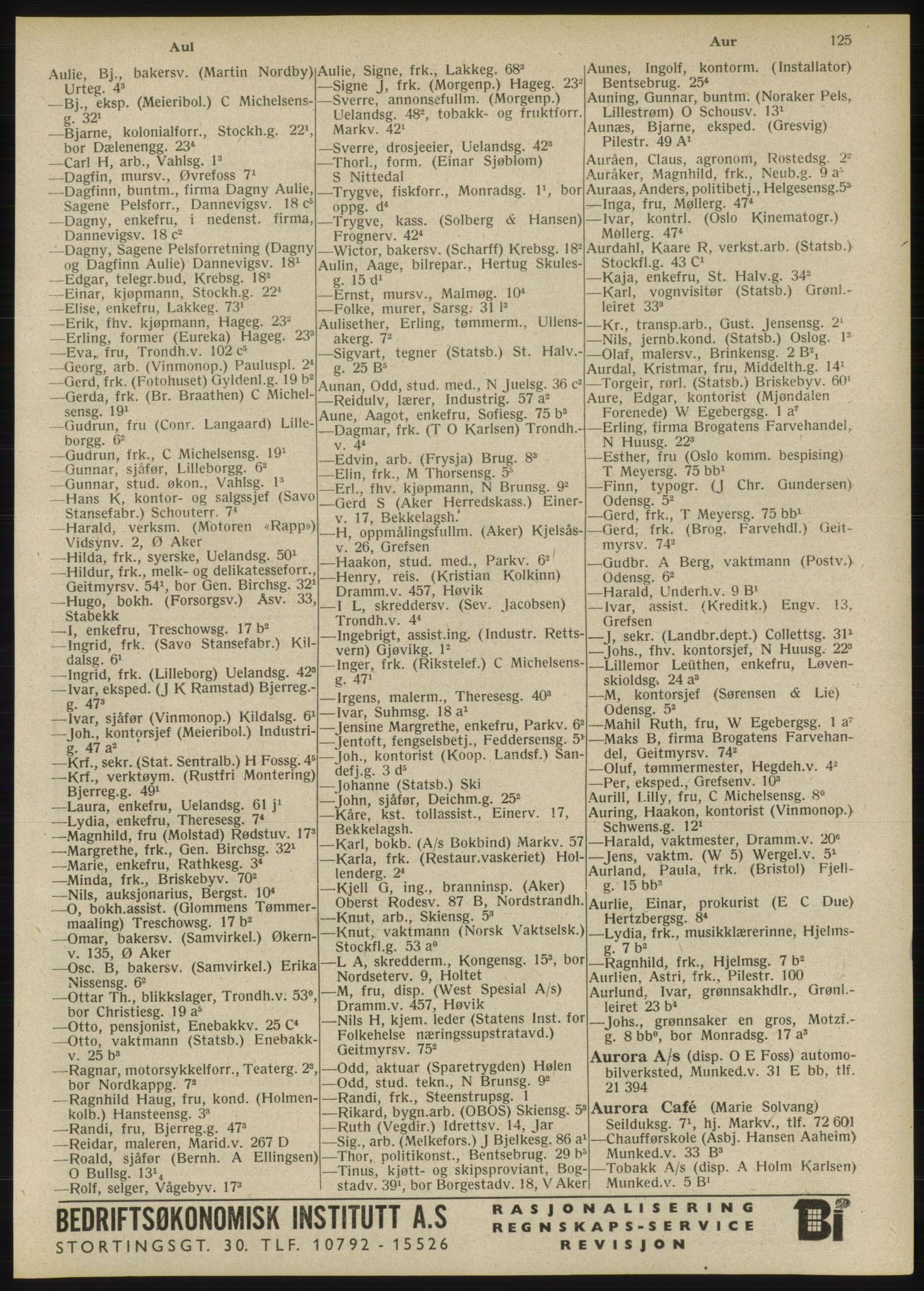 Kristiania/Oslo adressebok, PUBL/-, 1946, p. 125