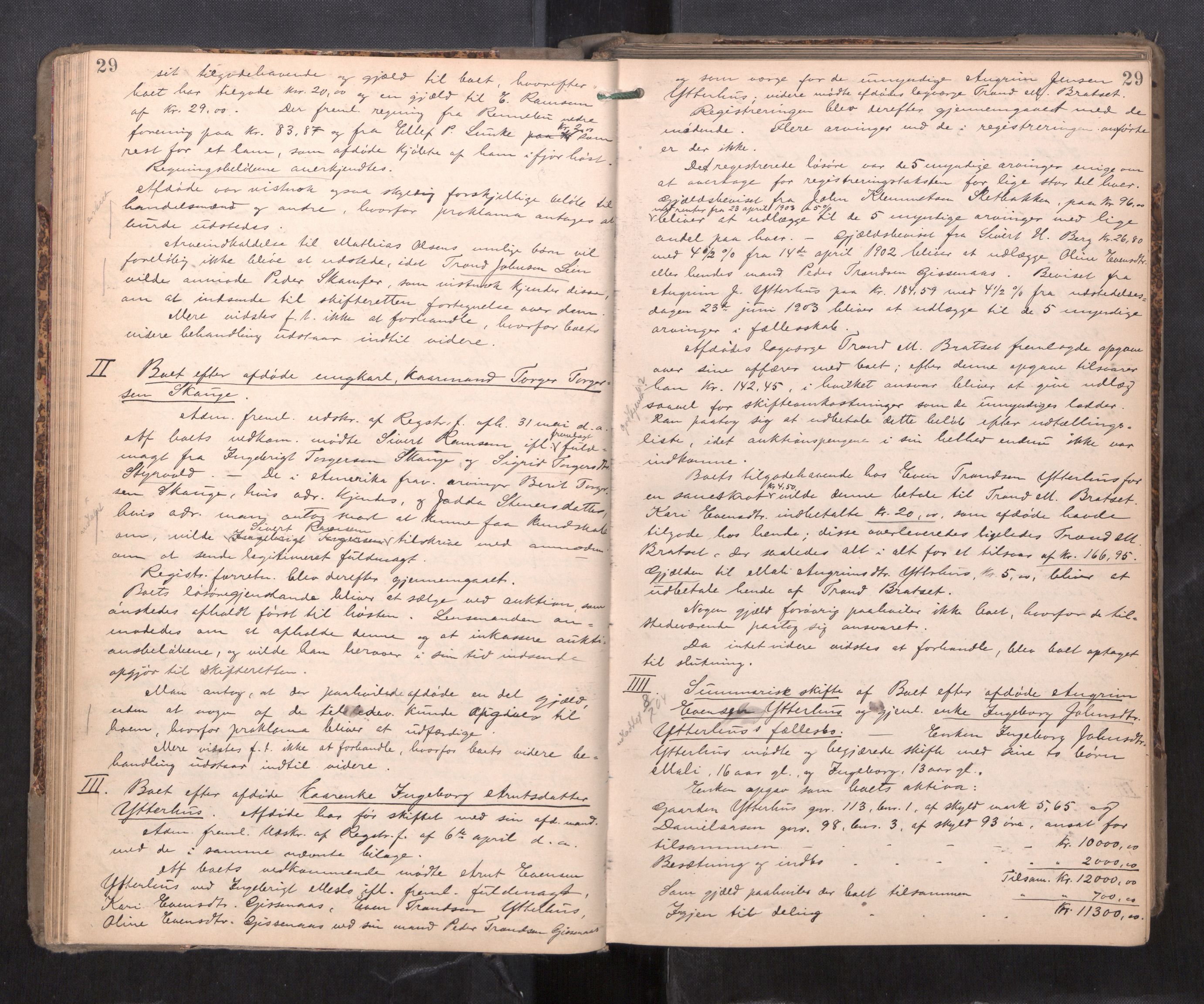 Orkdal sorenskriveri, AV/SAT-A-4169/1/3/3B/L0011: Skiftebehandlingsprotokoll, 1902-1914, p. 29