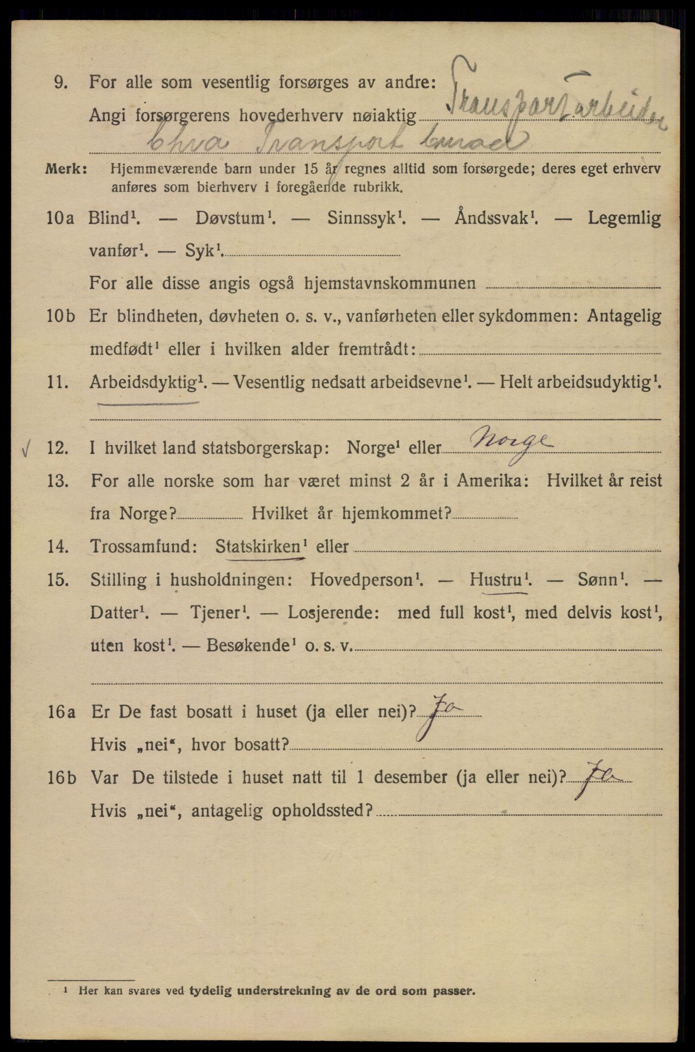 SAO, 1920 census for Kristiania, 1920, p. 163956