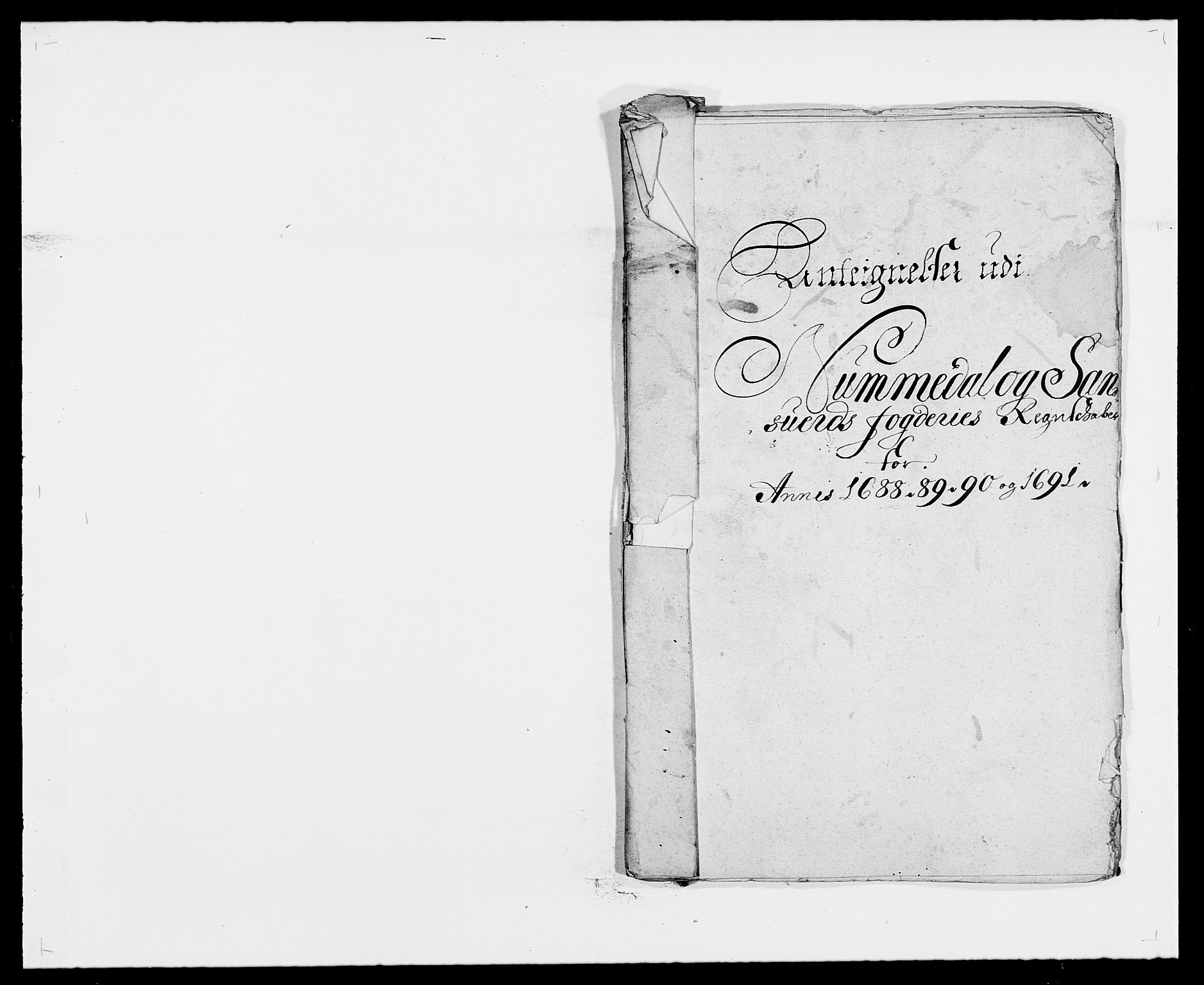 Rentekammeret inntil 1814, Reviderte regnskaper, Fogderegnskap, AV/RA-EA-4092/R24/L1574: Fogderegnskap Numedal og Sandsvær, 1688-1691, p. 159