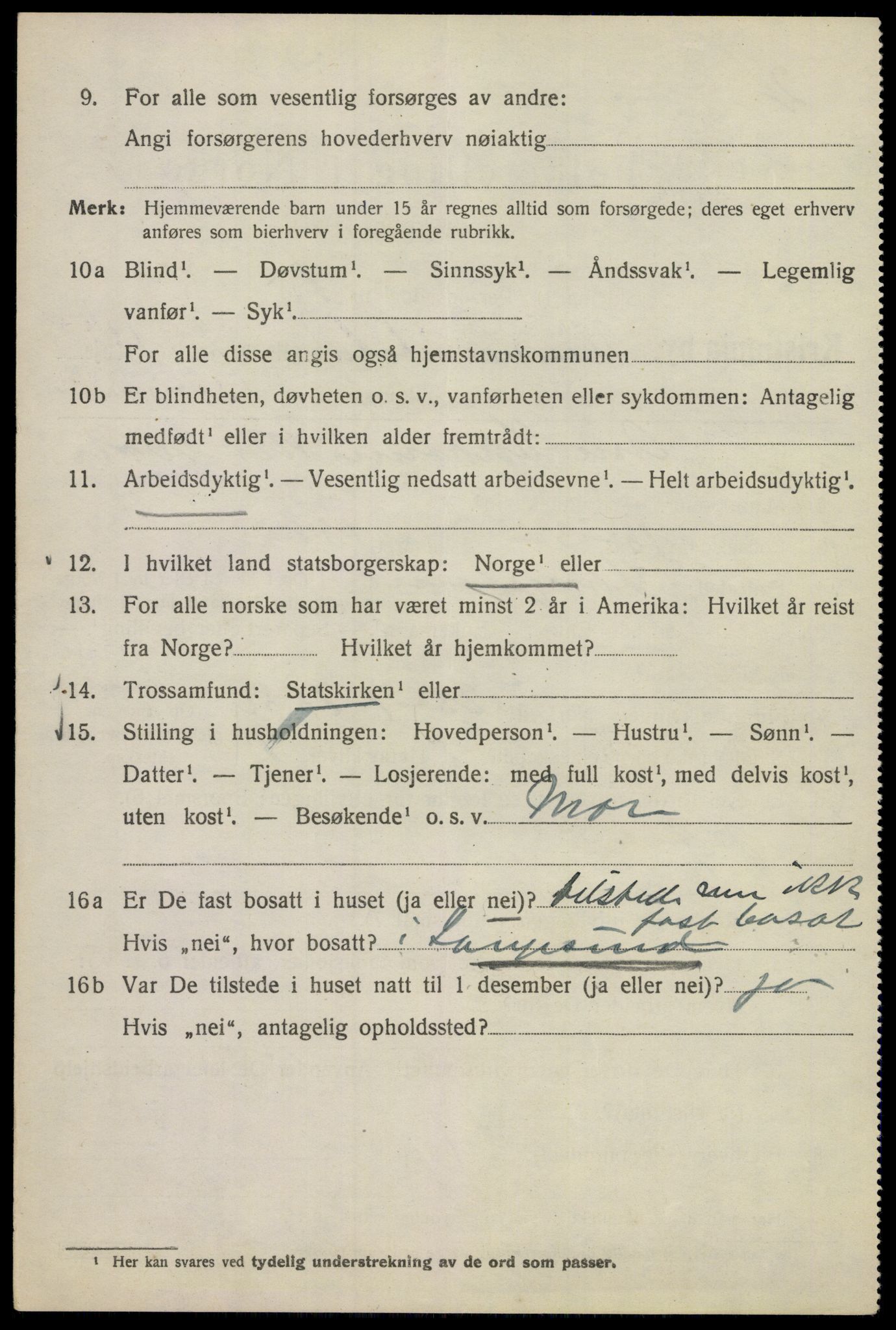 SAO, 1920 census for Kristiania, 1920, p. 618078