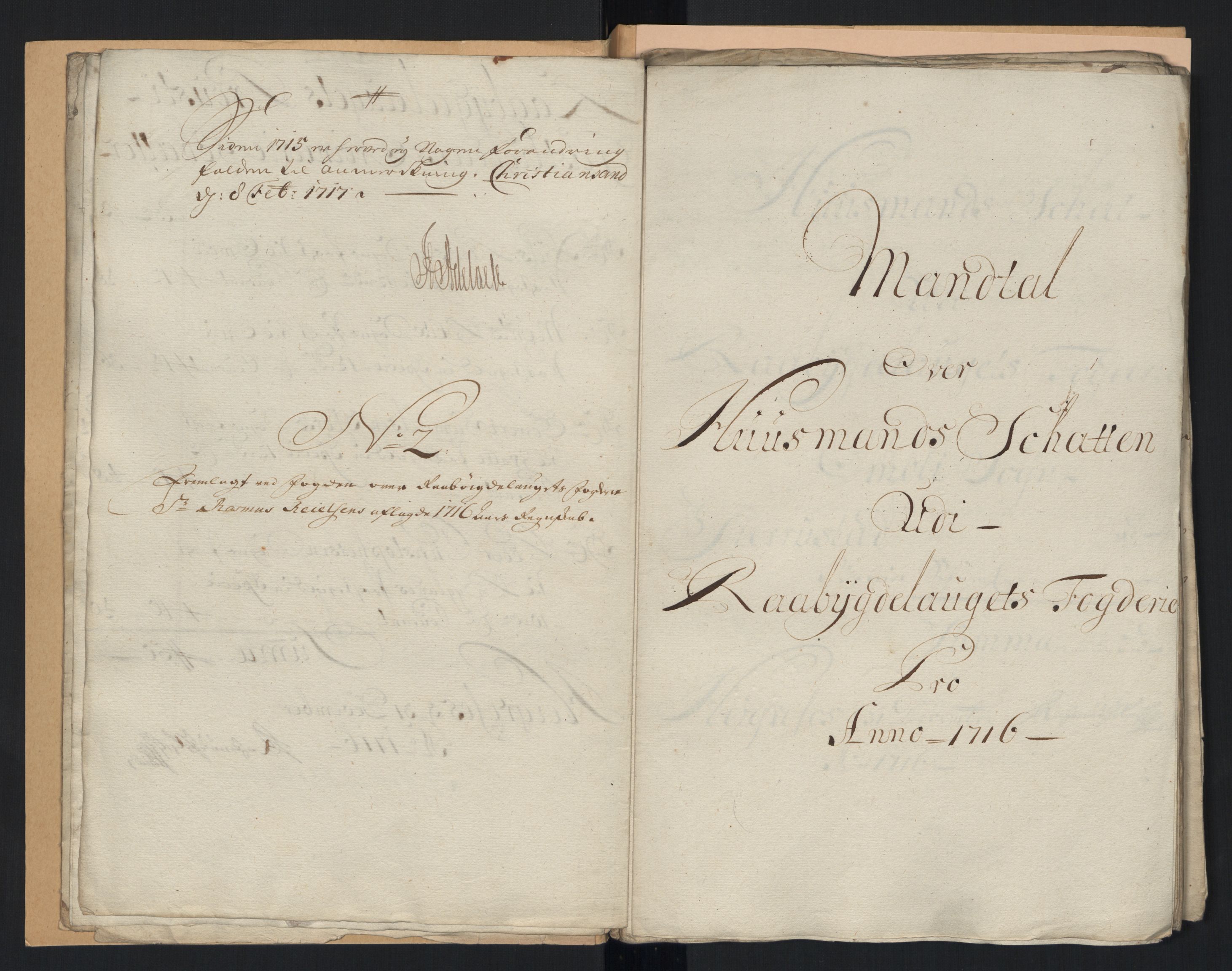 Rentekammeret inntil 1814, Reviderte regnskaper, Fogderegnskap, AV/RA-EA-4092/R40/L2452: Fogderegnskap Råbyggelag, 1716-1717, p. 19