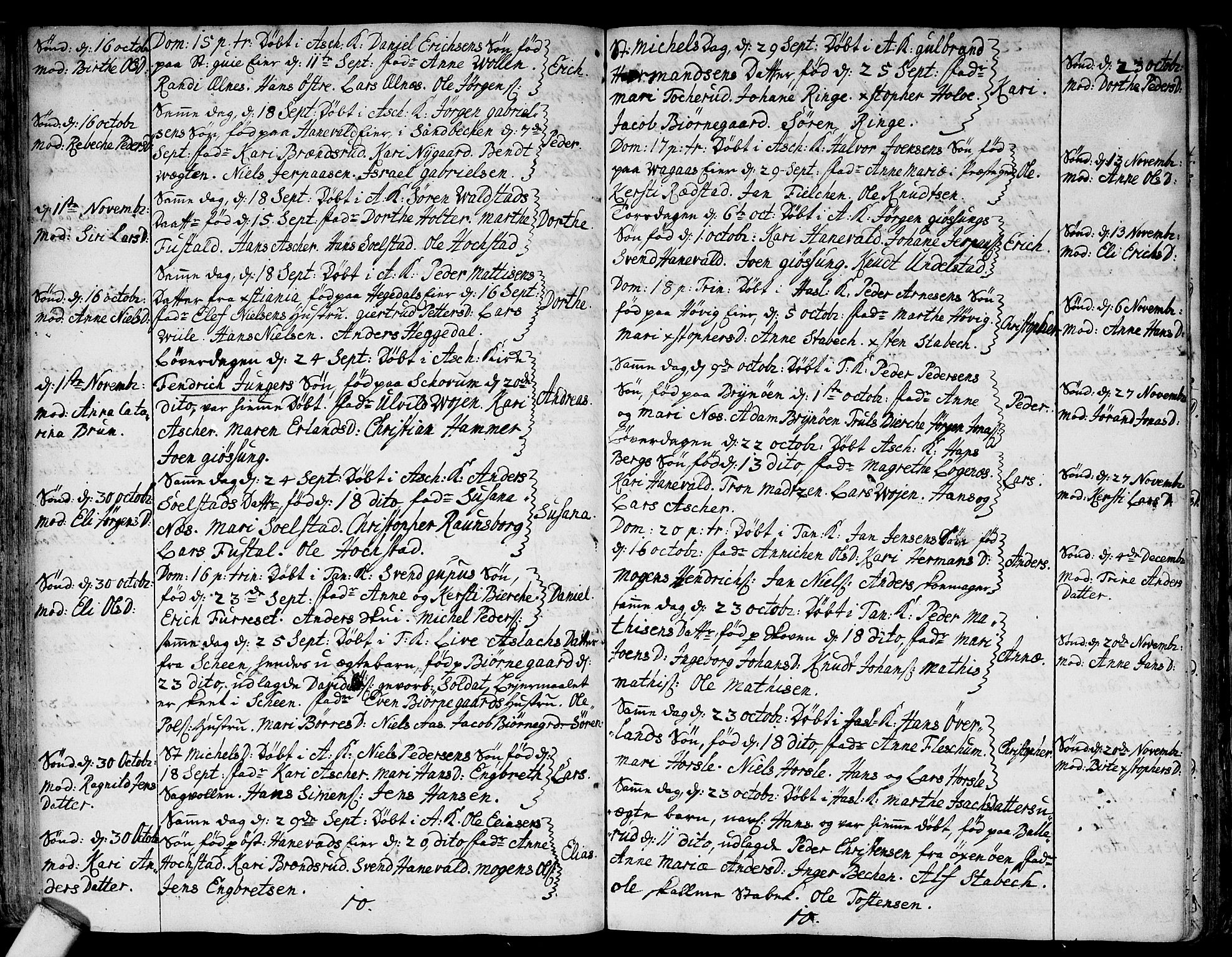 Asker prestekontor Kirkebøker, SAO/A-10256a/F/Fa/L0001: Parish register (official) no. I 1, 1726-1744, p. 39