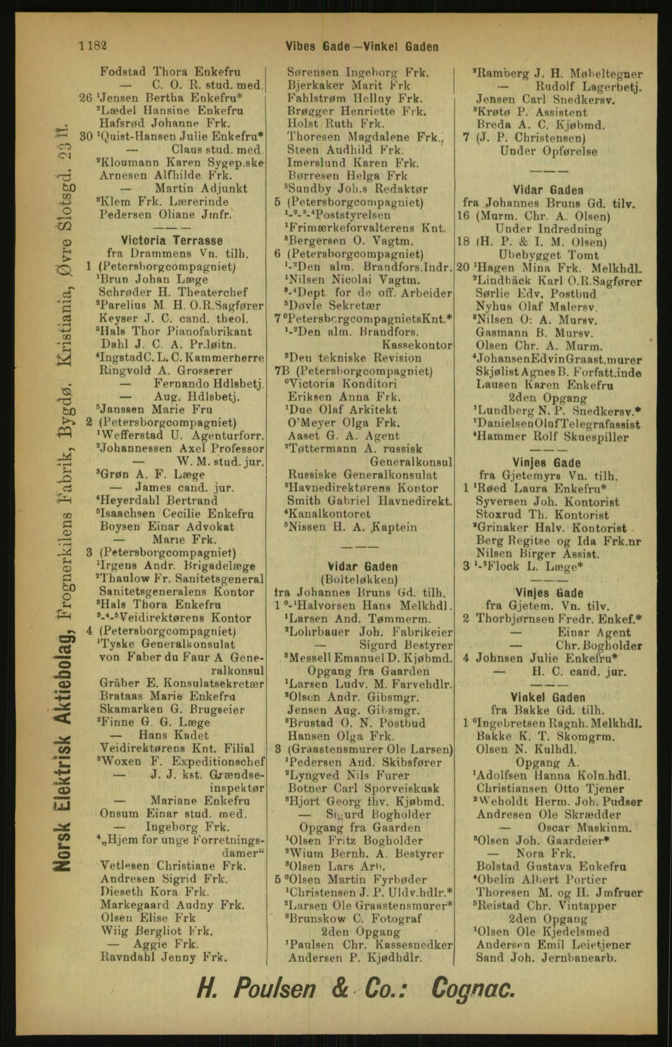 Kristiania/Oslo adressebok, PUBL/-, 1900, p. 1182