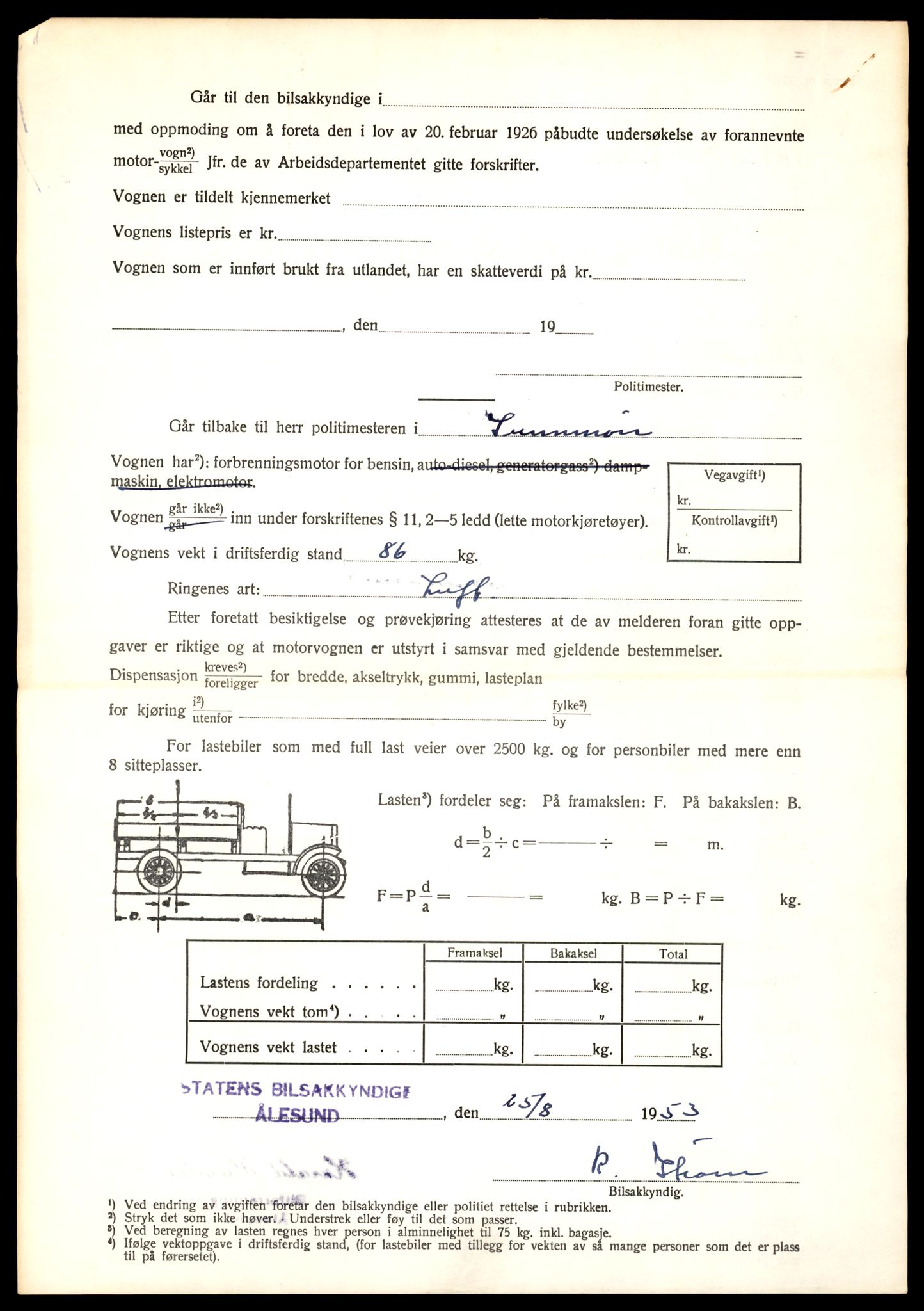 Møre og Romsdal vegkontor - Ålesund trafikkstasjon, AV/SAT-A-4099/F/Fe/L0036: Registreringskort for kjøretøy T 12831 - T 13030, 1927-1998, p. 2580