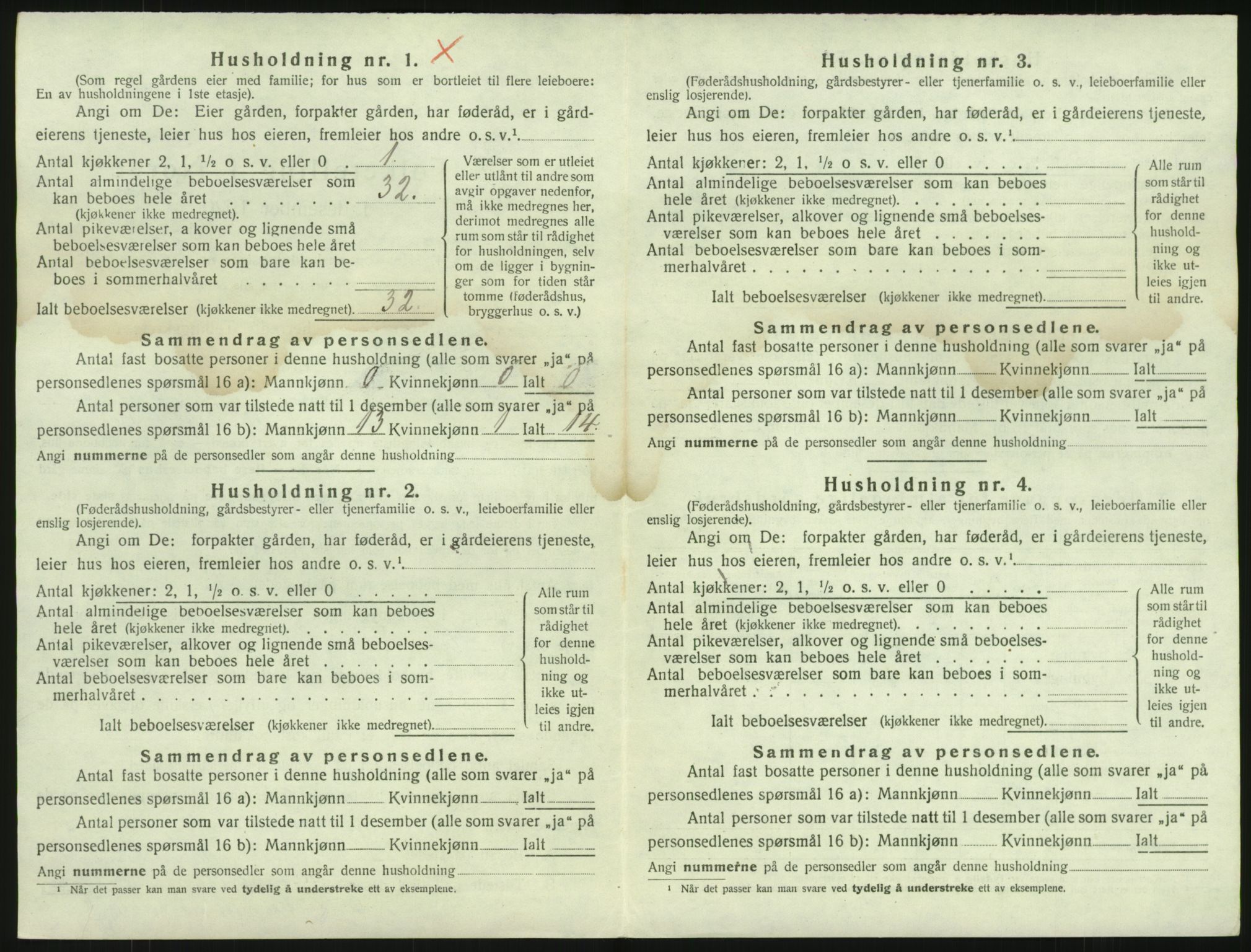 SAKO, 1920 census for Brunlanes, 1920, p. 470