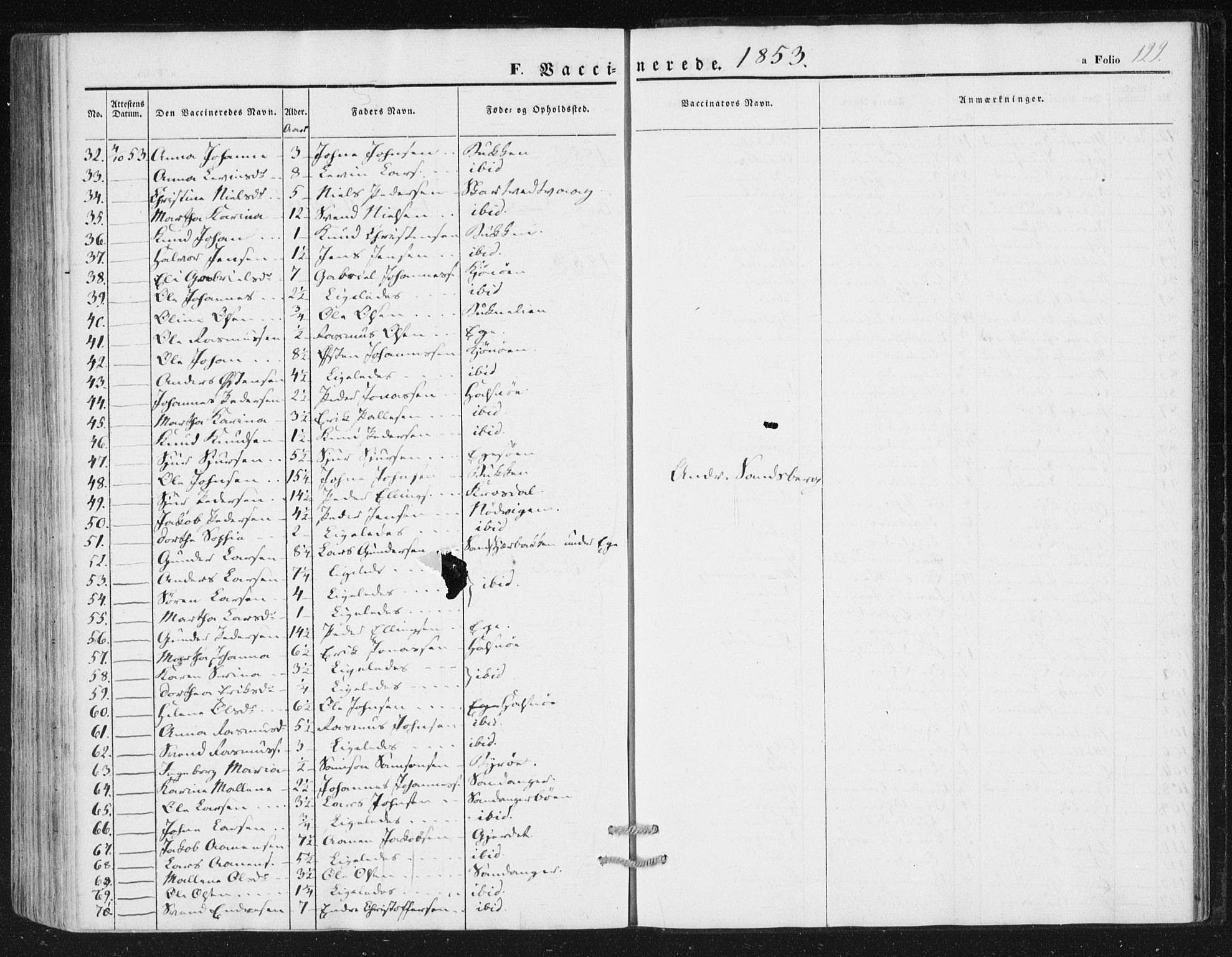 Hjelmeland sokneprestkontor, AV/SAST-A-101843/01/IV/L0010: Parish register (official) no. A 10, 1851-1871, p. 129