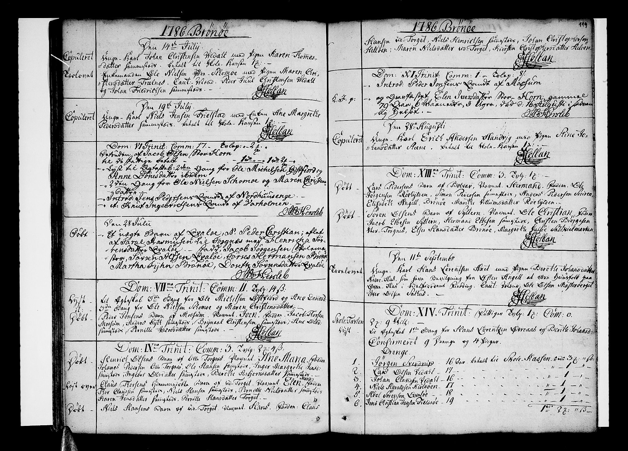 Ministerialprotokoller, klokkerbøker og fødselsregistre - Nordland, SAT/A-1459/813/L0195: Parish register (official) no. 813A05, 1752-1803, p. 119