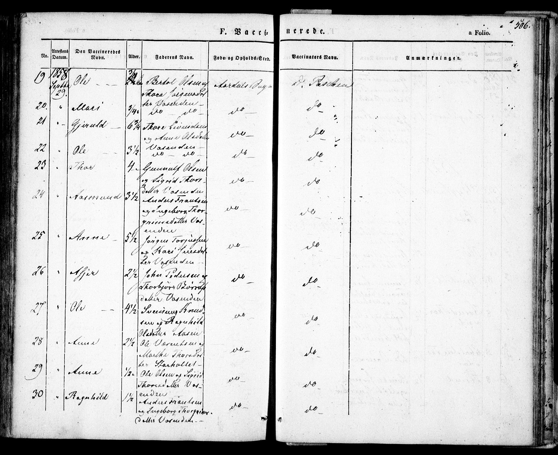 Bygland sokneprestkontor, AV/SAK-1111-0006/F/Fa/Fab/L0004: Parish register (official) no. A 4, 1842-1858, p. 506