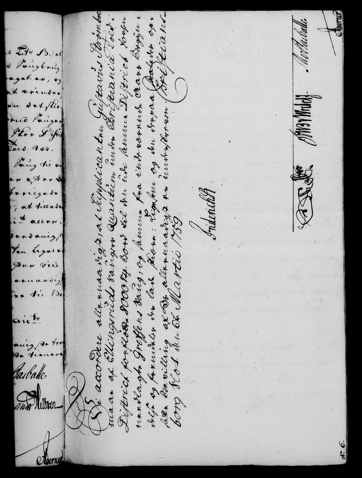 Rentekammeret, Kammerkanselliet, RA/EA-3111/G/Gf/Gfa/L0041: Norsk relasjons- og resolusjonsprotokoll (merket RK 52.41), 1759, p. 172