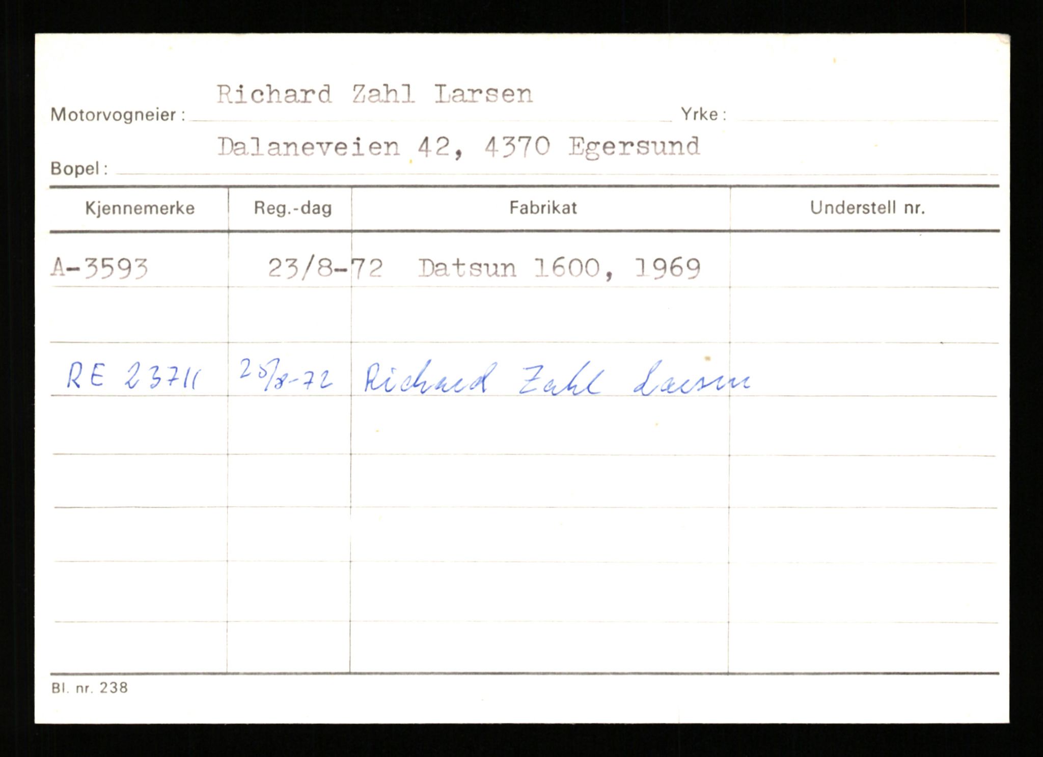 Stavanger trafikkstasjon, AV/SAST-A-101942/0/G/L0001: Registreringsnummer: 0 - 5782, 1930-1971, p. 2251