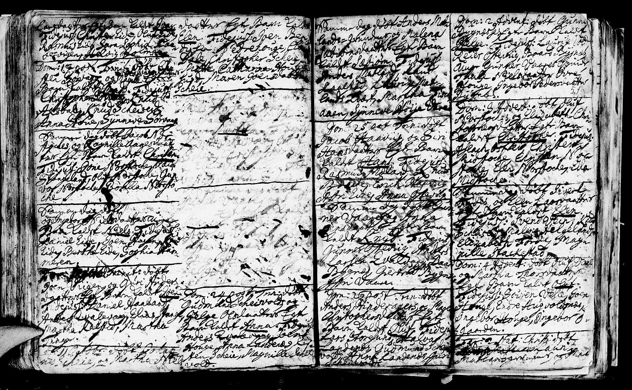 Avaldsnes sokneprestkontor, AV/SAST-A -101851/H/Ha/Haa/L0001: Parish register (official) no. A 1, 1711-1764, p. 51