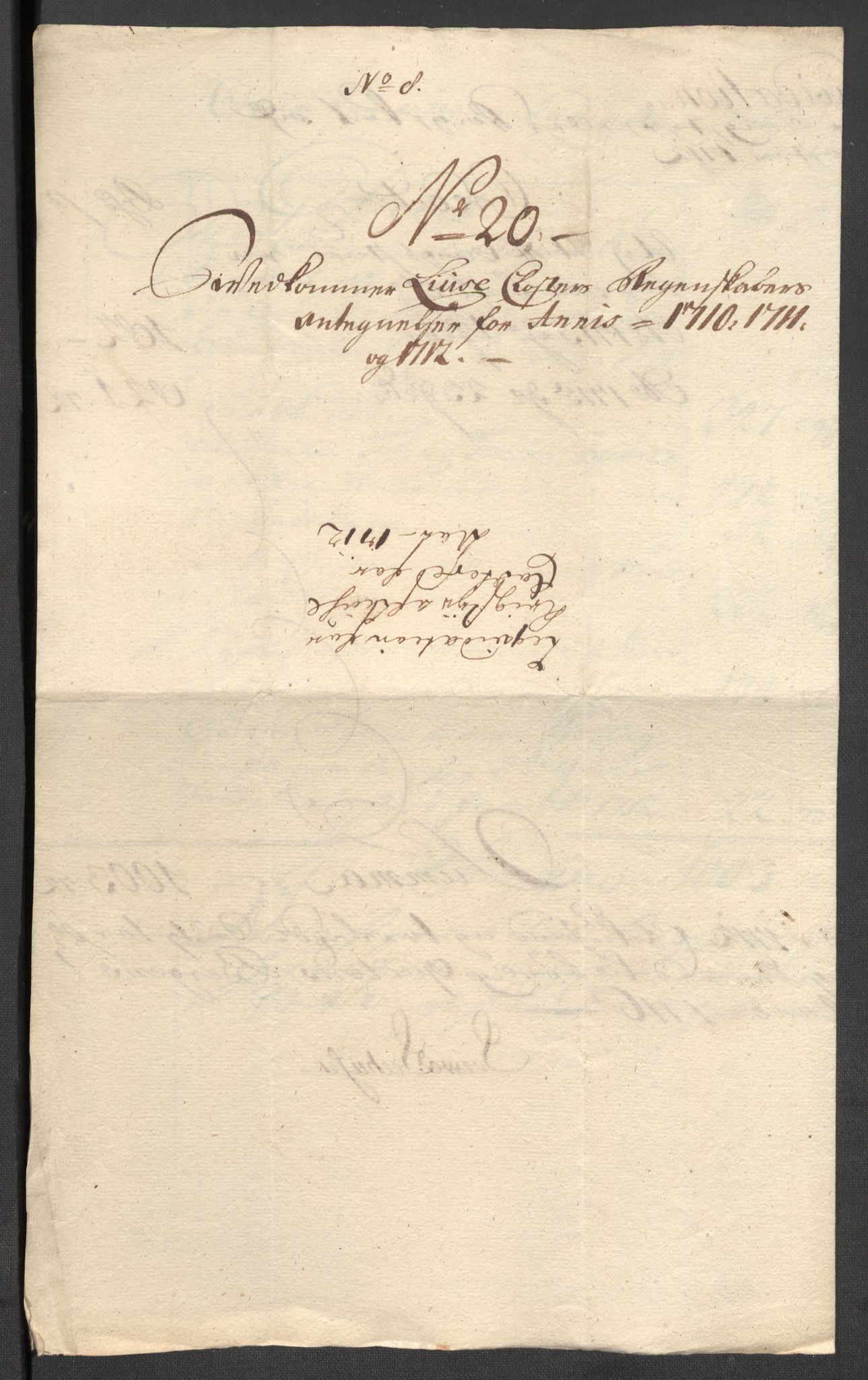 Rentekammeret inntil 1814, Reviderte regnskaper, Fogderegnskap, AV/RA-EA-4092/R50/L3160: Fogderegnskap Lyse kloster, 1710-1719, p. 267