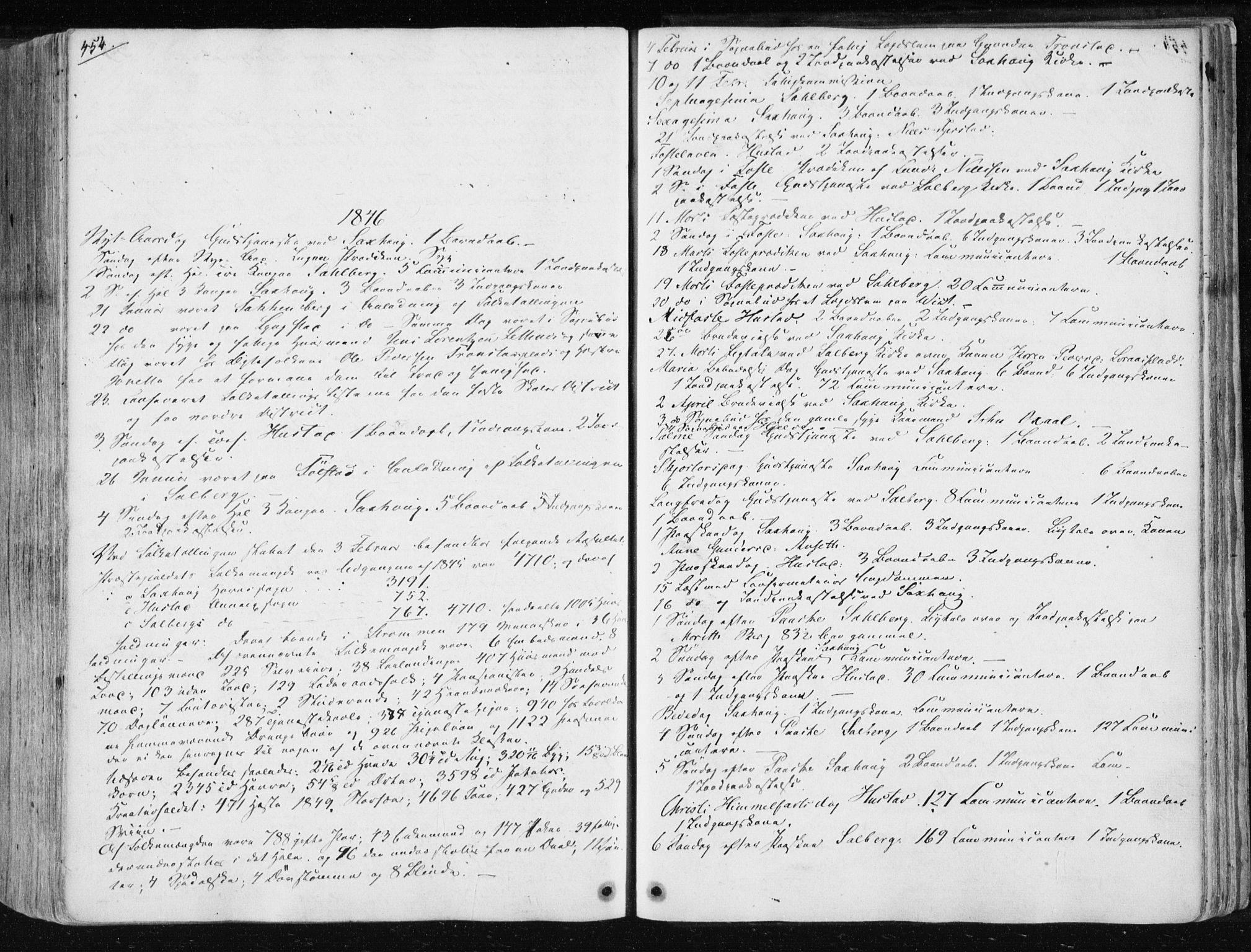 Ministerialprotokoller, klokkerbøker og fødselsregistre - Nord-Trøndelag, SAT/A-1458/730/L0280: Parish register (official) no. 730A07 /1, 1840-1854, p. 454