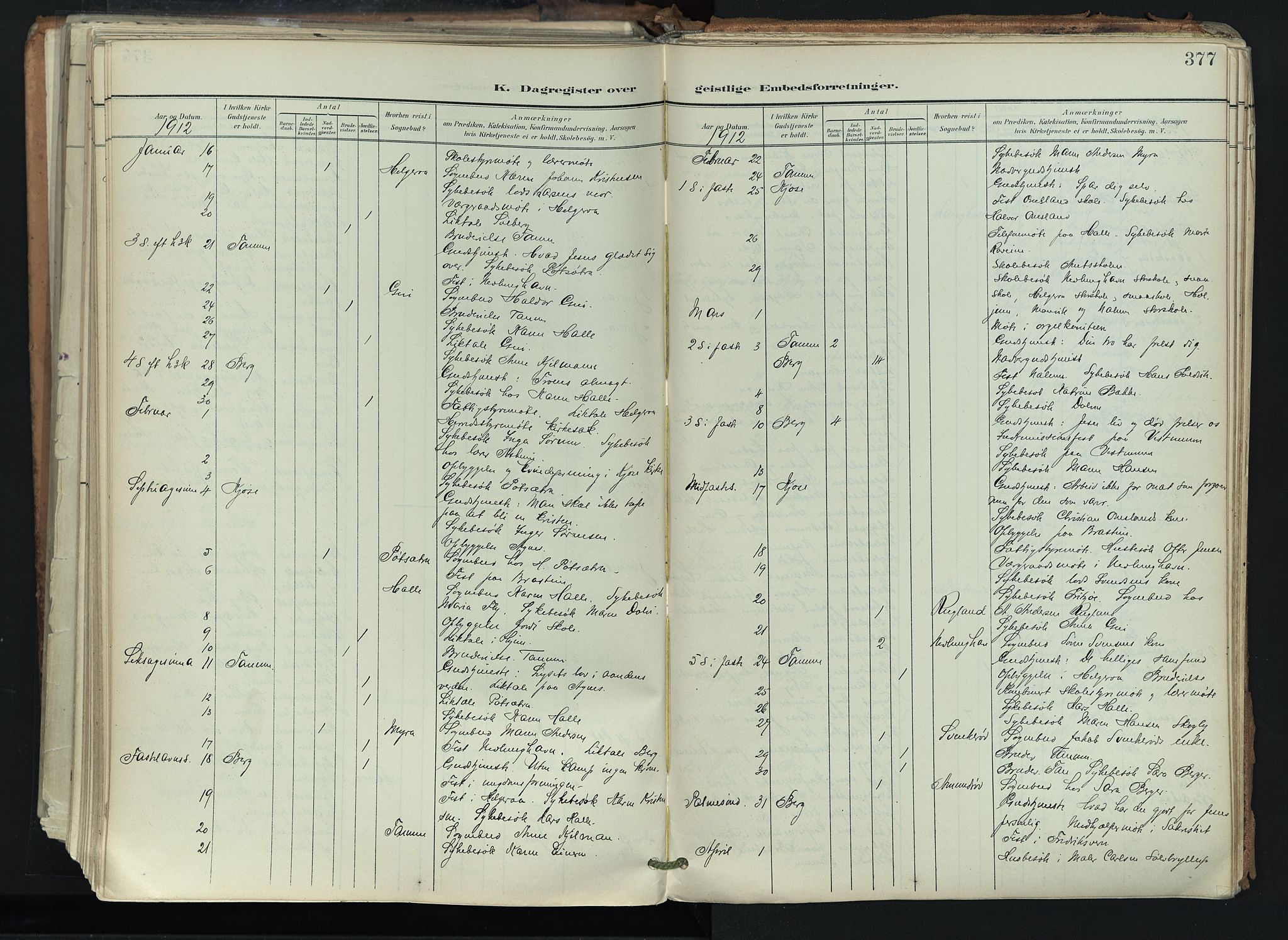 Brunlanes kirkebøker, SAKO/A-342/F/Fc/L0003: Parish register (official) no. III 3, 1900-1922, p. 377