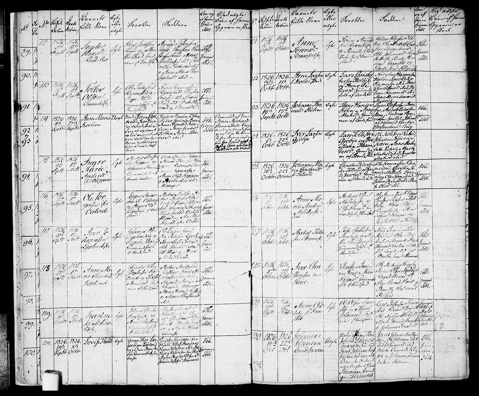 Rakkestad prestekontor Kirkebøker, AV/SAO-A-2008/F/Fa/L0007: Parish register (official) no. I 7, 1825-1841, p. 13