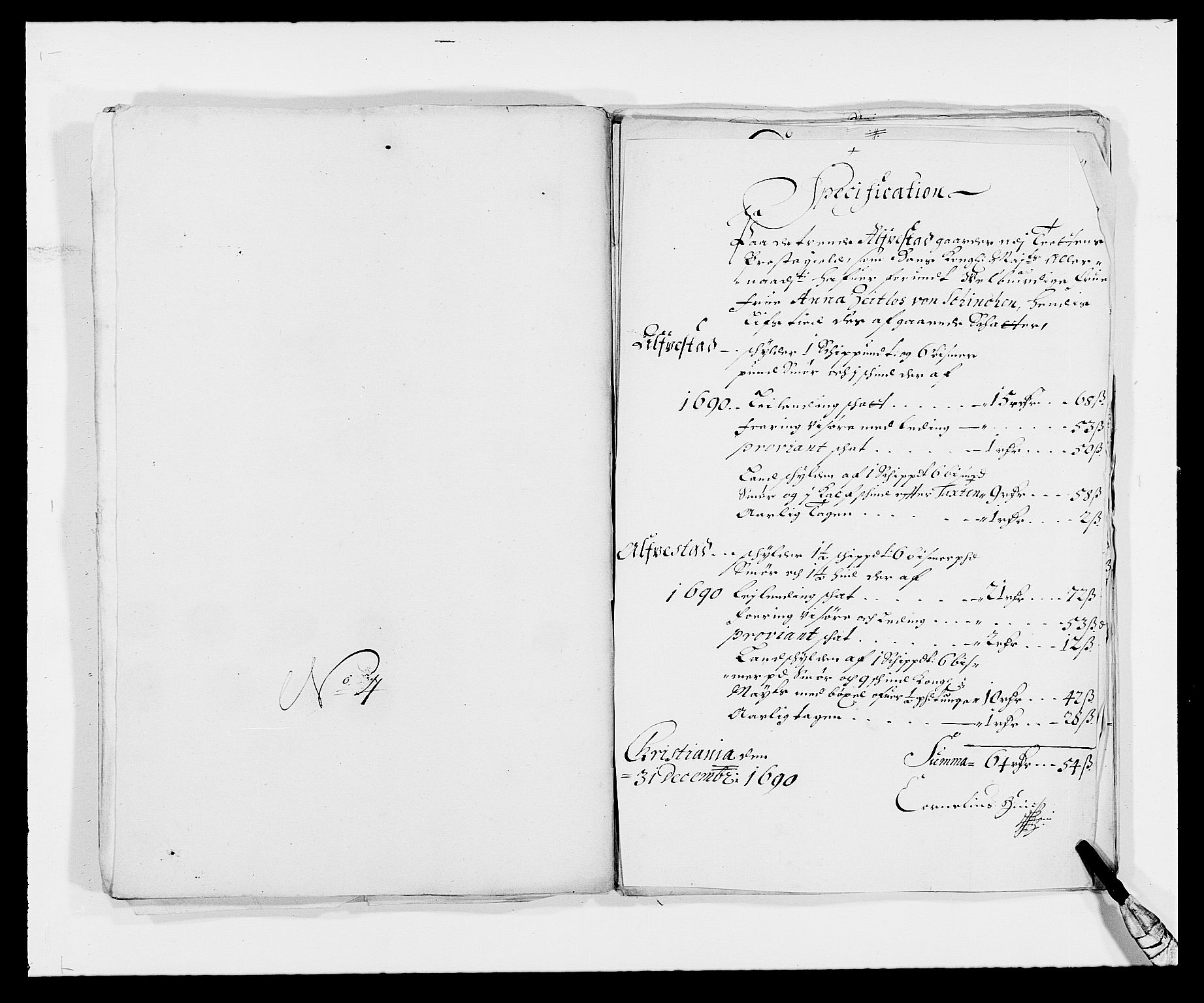 Rentekammeret inntil 1814, Reviderte regnskaper, Fogderegnskap, AV/RA-EA-4092/R18/L1289: Fogderegnskap Hadeland, Toten og Valdres, 1690, p. 272