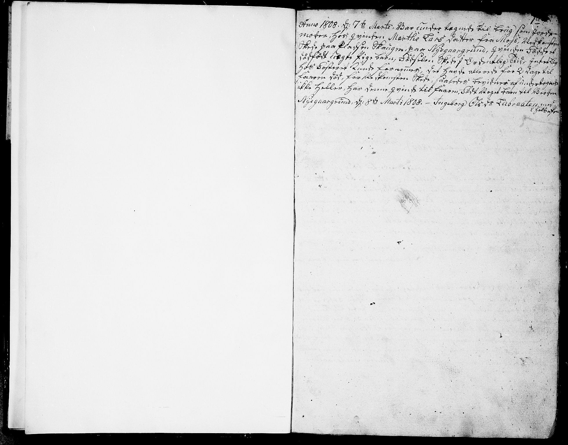 Glemmen prestekontor Kirkebøker, SAO/A-10908/F/Fa/L0002: Parish register (official) no. 2, 1771-1803, p. 1a