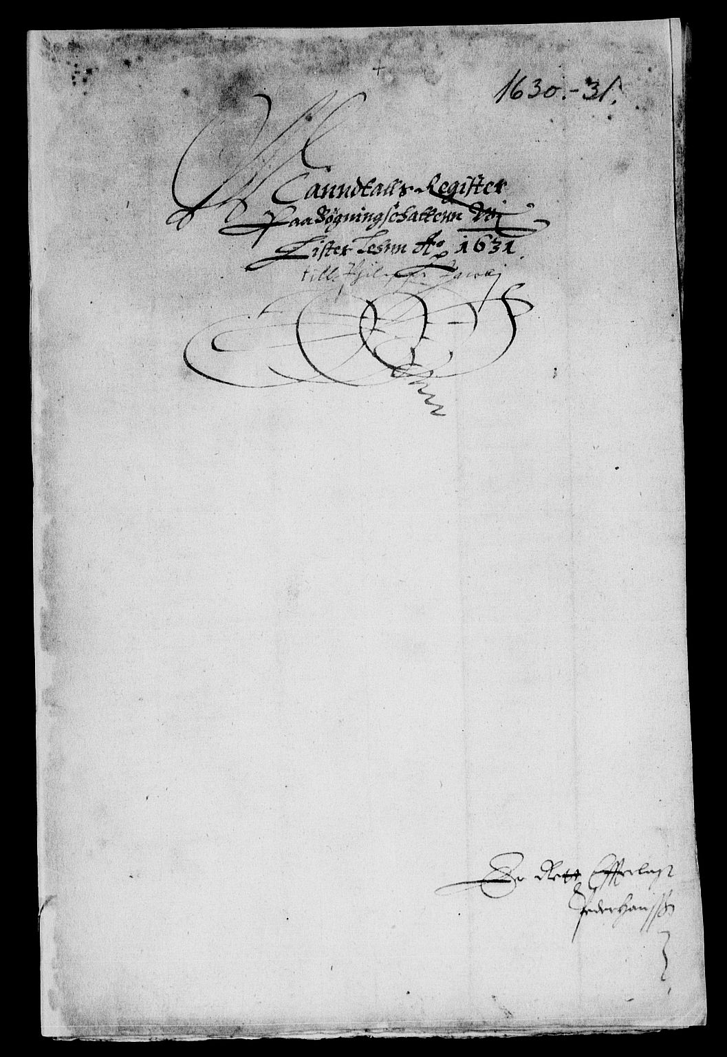 Rentekammeret inntil 1814, Reviderte regnskaper, Lensregnskaper, AV/RA-EA-5023/R/Rb/Rbr/L0010: Lista len, 1628-1636