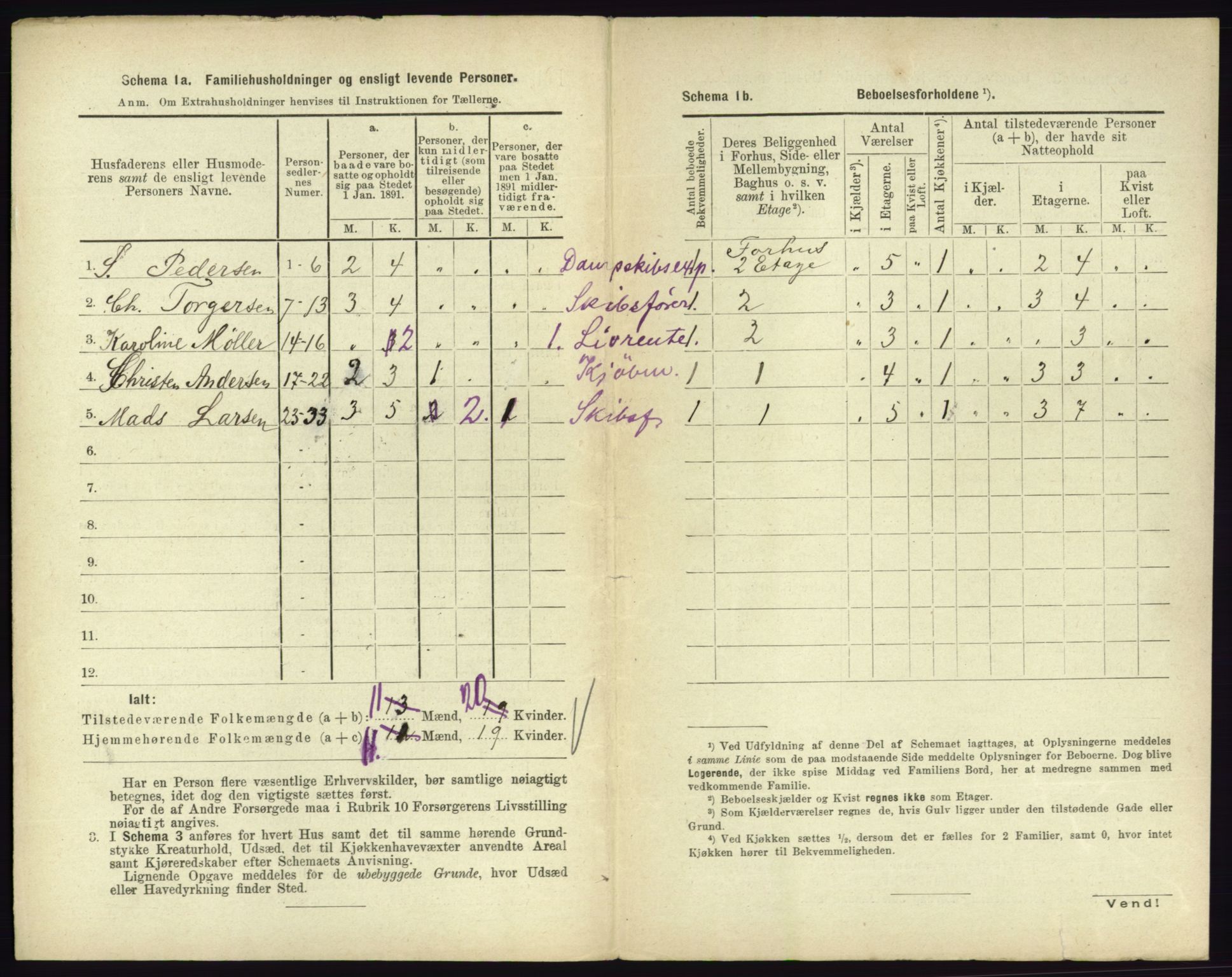 RA, 1891 census for 0705 Tønsberg, 1891, p. 139