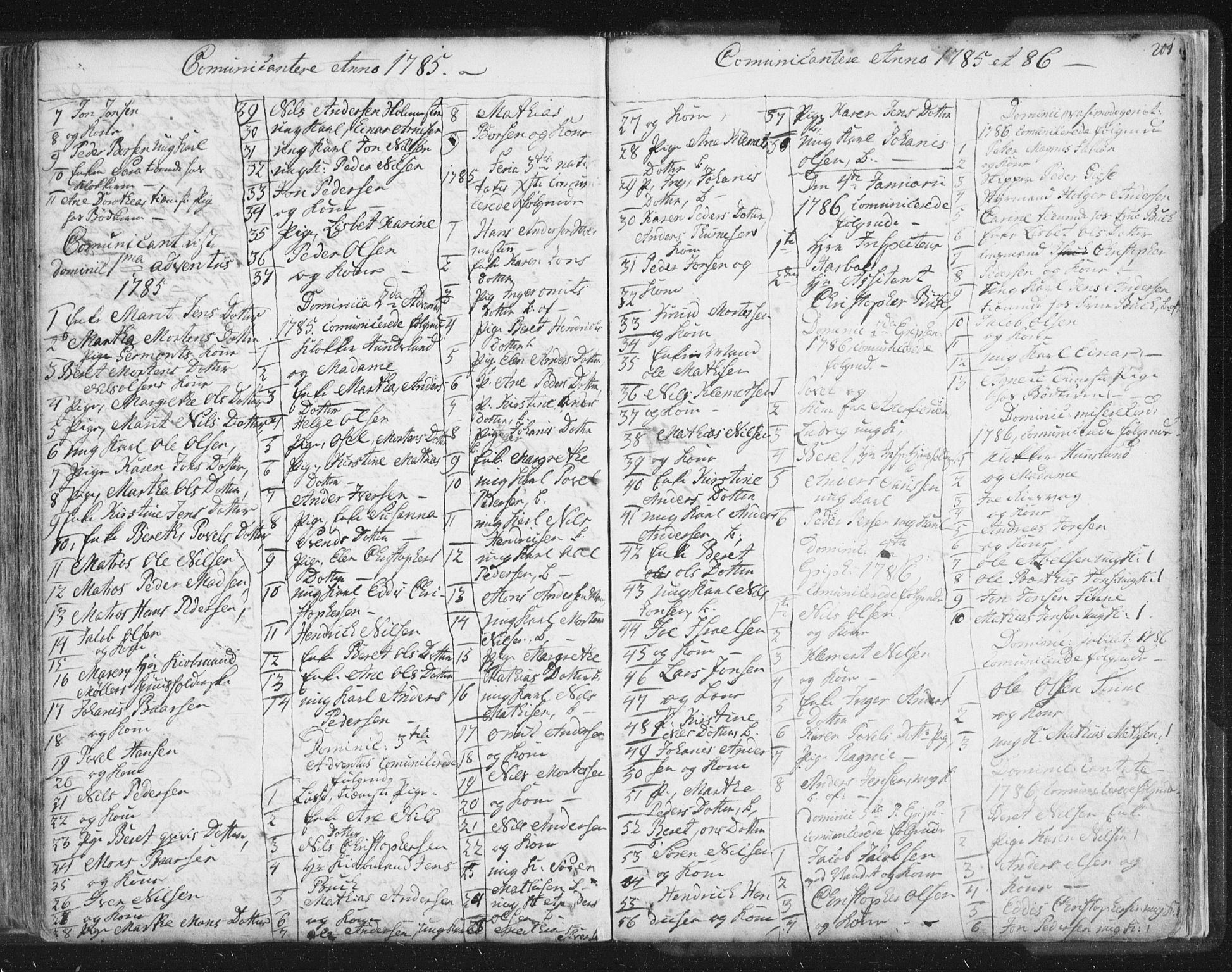 Hammerfest sokneprestkontor, SATØ/S-1347/H/Ha/L0002.kirke: Parish register (official) no. 2, 1751-1821, p. 201