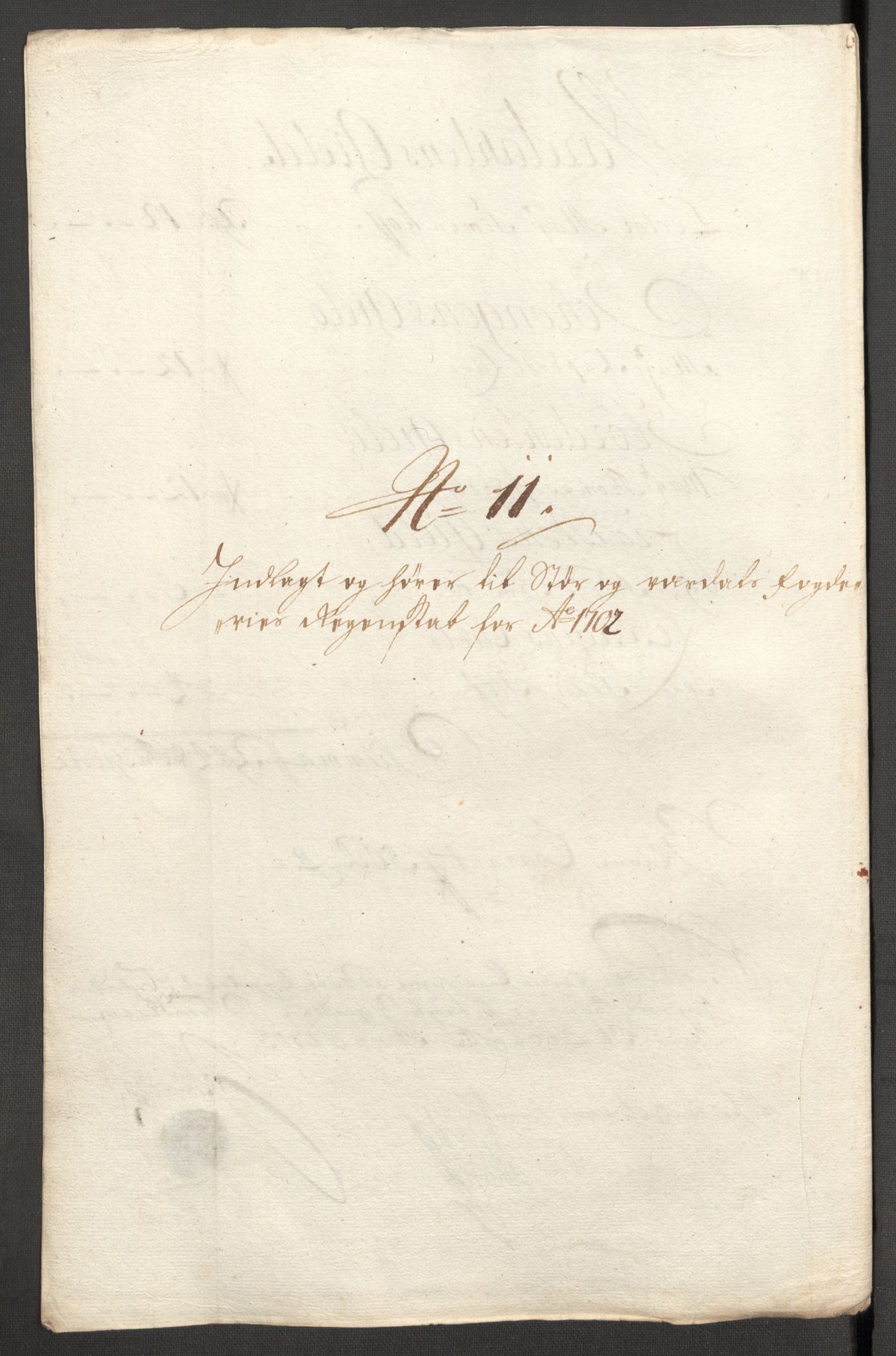 Rentekammeret inntil 1814, Reviderte regnskaper, Fogderegnskap, RA/EA-4092/R62/L4193: Fogderegnskap Stjørdal og Verdal, 1701-1702, p. 397