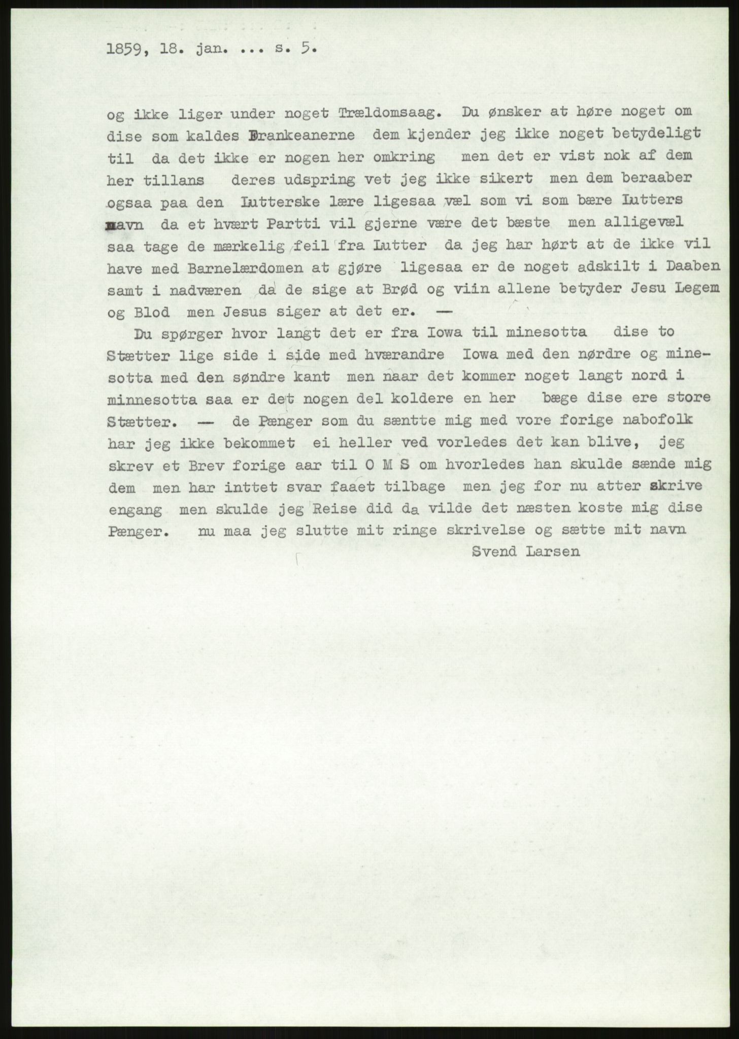 Samlinger til kildeutgivelse, Amerikabrevene, AV/RA-EA-4057/F/L0019: Innlån fra Buskerud: Fonnem - Kristoffersen, 1838-1914, p. 61