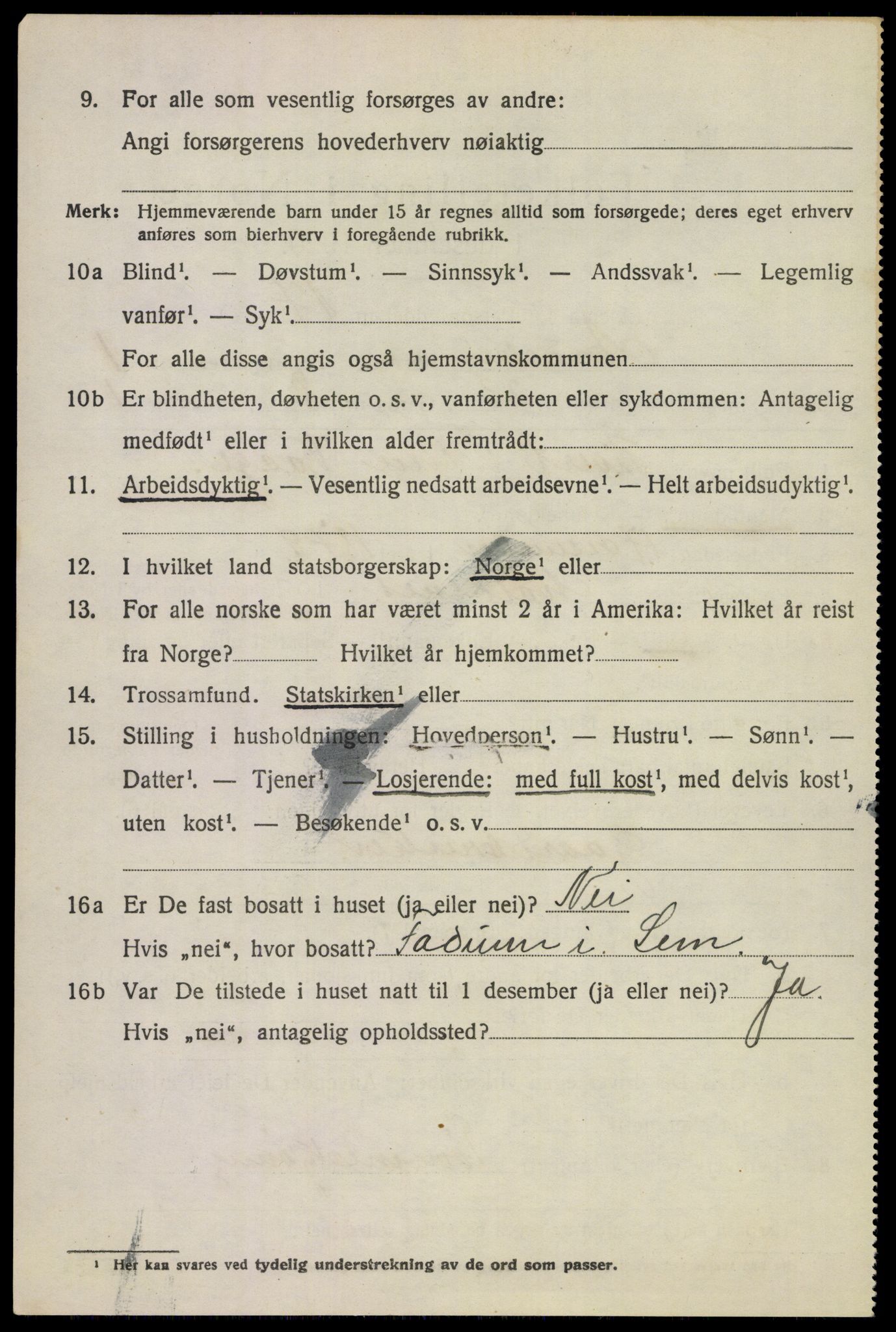 SAKO, 1920 census for Andebu, 1920, p. 1475