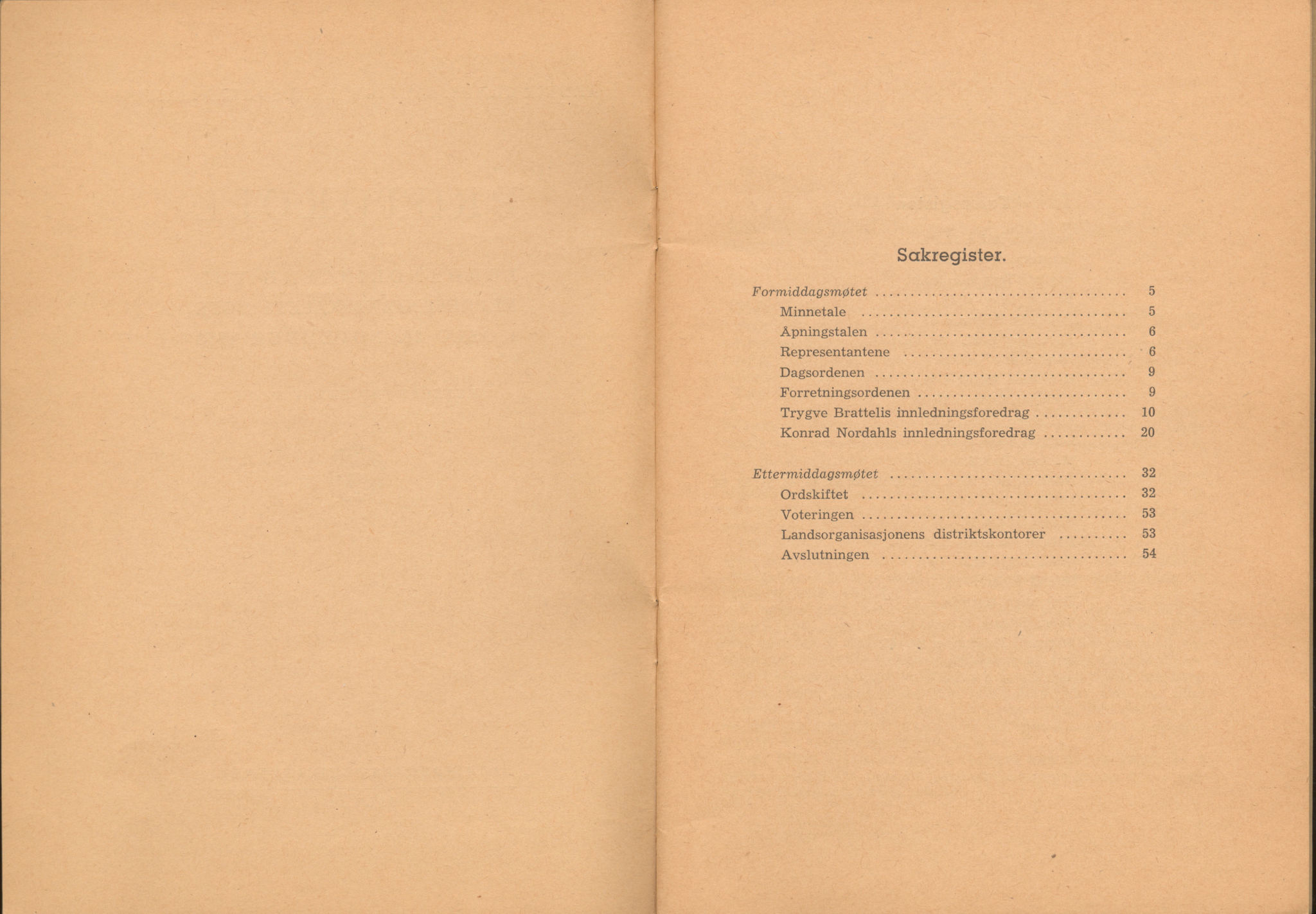 Landsorganisasjonen i Norge, AAB/ARK-1579, 1953-1977, p. 3