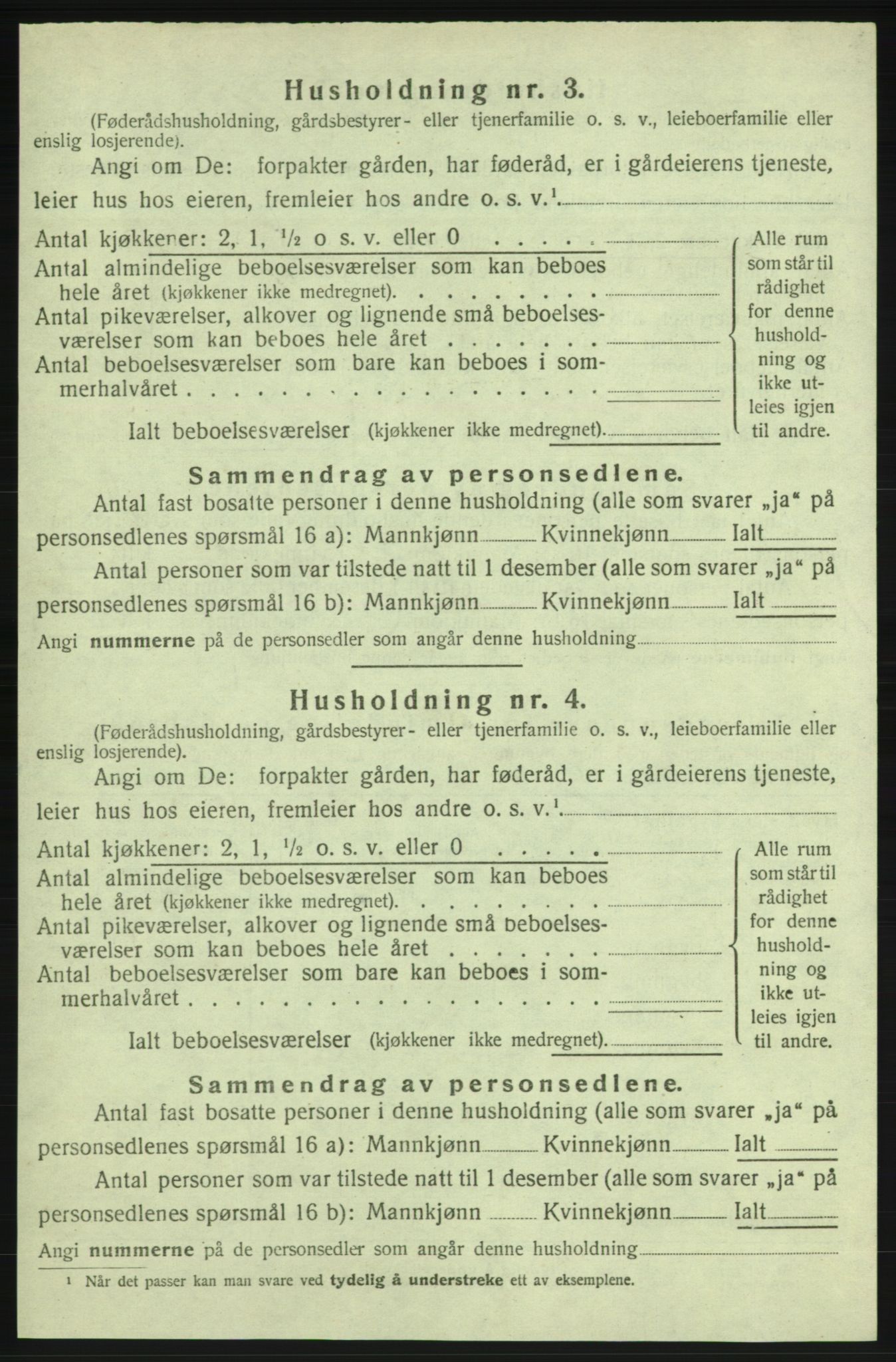 SAB, 1920 census for Strandebarm, 1920, p. 868