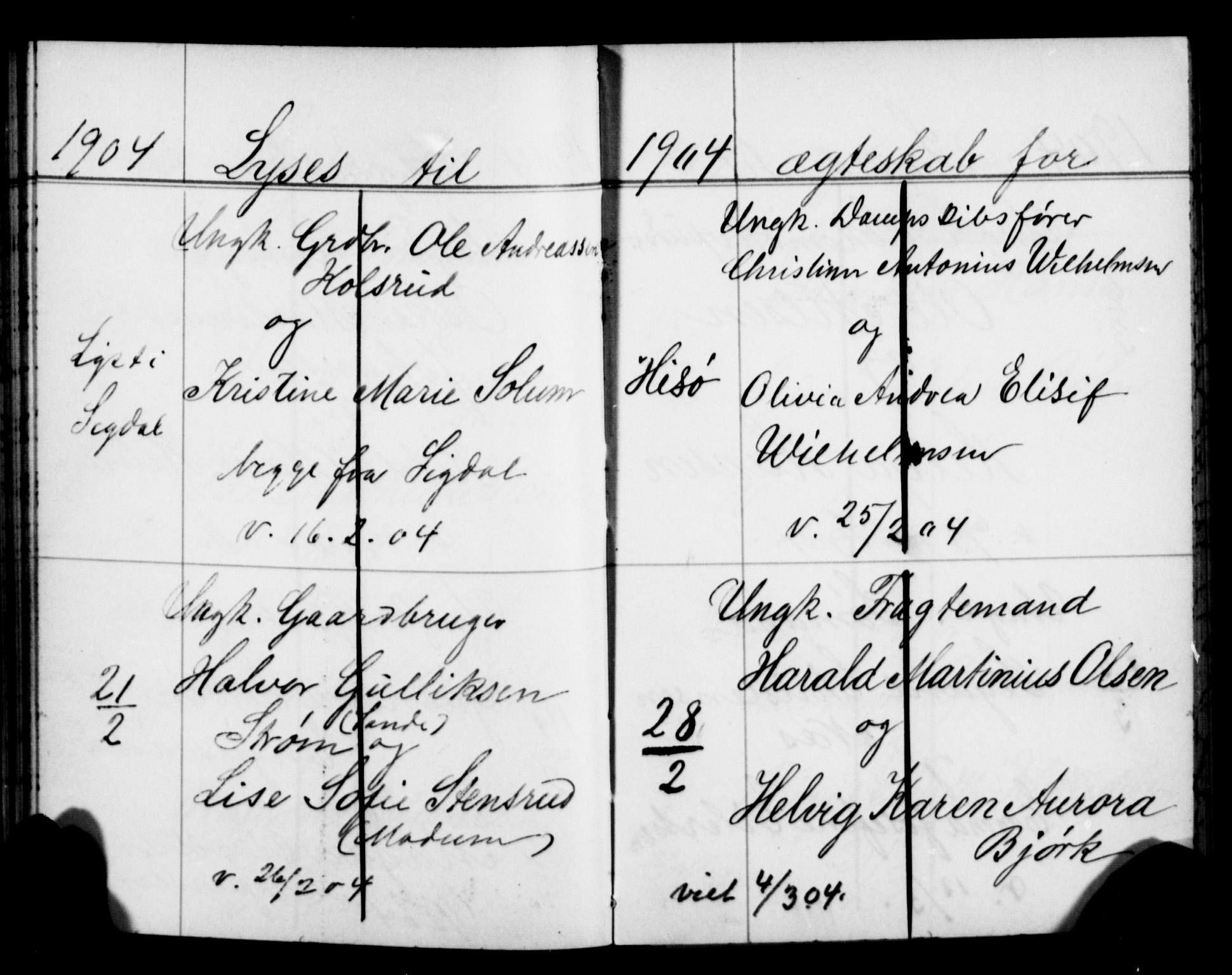 Strømsø kirkebøker, AV/SAKO-A-246/H/Ha/L0010: Banns register no. 10, 1901-1906