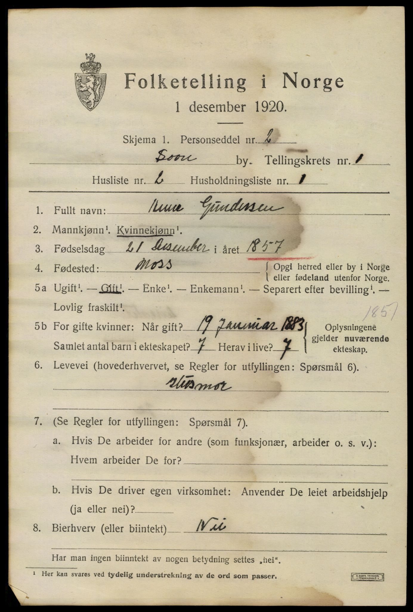 SAO, 1920 census for Son, 1920, p. 568