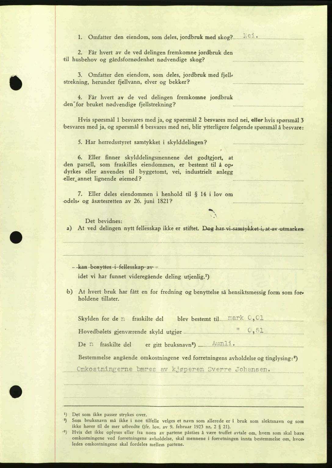 Hitra sorenskriveri, AV/SAT-A-0018/2/2C/2Ca: Mortgage book no. A2, 1943-1945, Diary no: : 585/1945