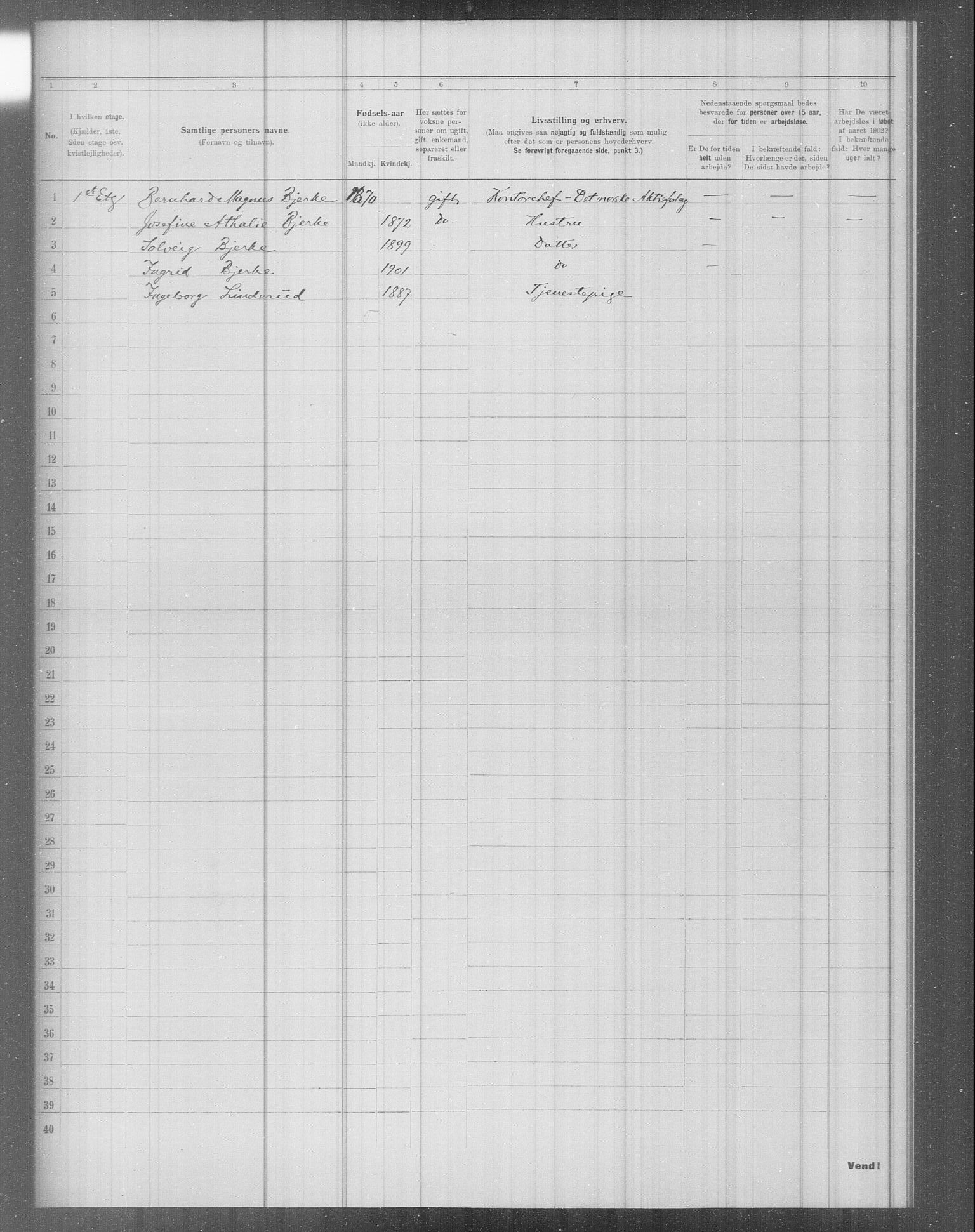 OBA, Municipal Census 1902 for Kristiania, 1902, p. 4316