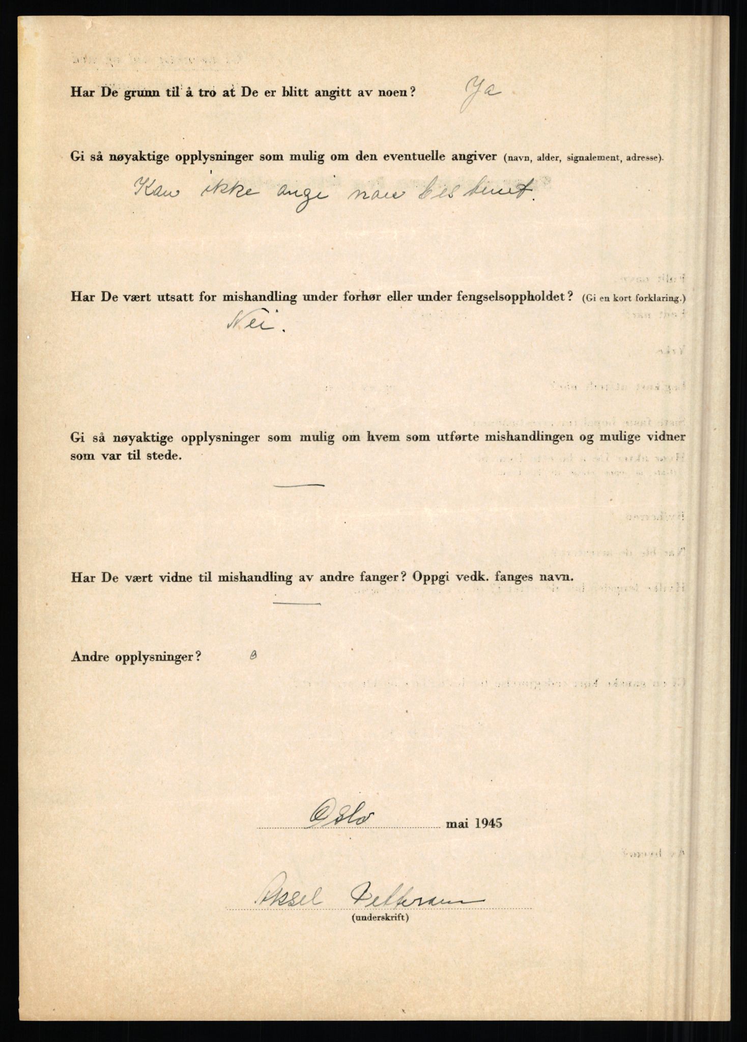 Rikspolitisjefen, AV/RA-S-1560/L/L0014: Pettersen, Aksel - Savosnick, Ernst, 1940-1945, p. 2