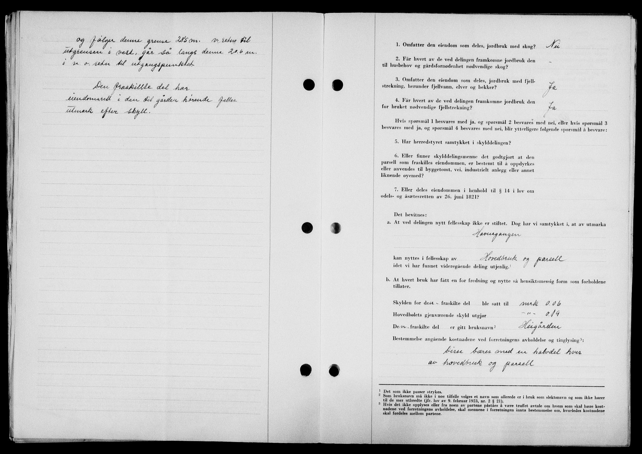 Lofoten sorenskriveri, SAT/A-0017/1/2/2C/L0022a: Mortgage book no. 22a, 1949-1950, Diary no: : 2620/1949