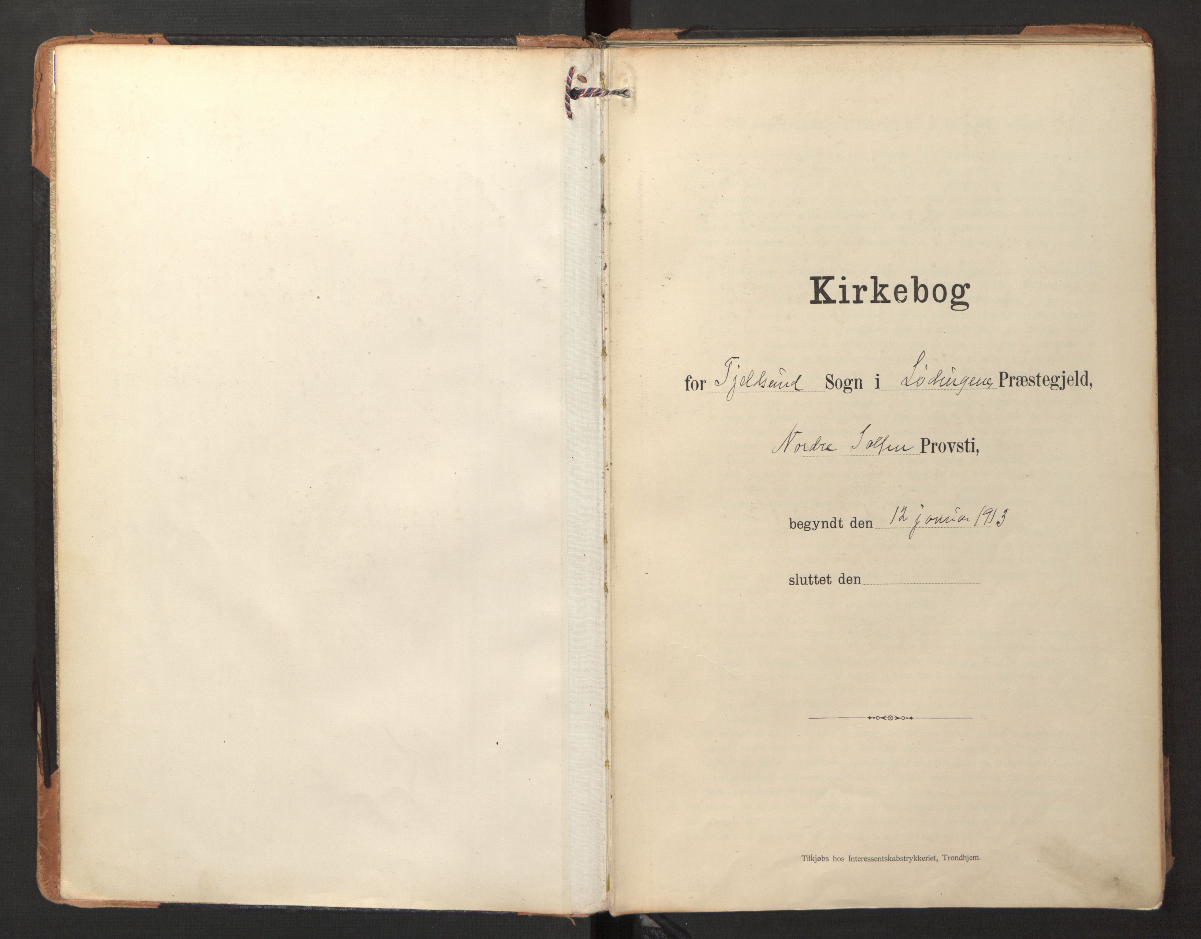 Ministerialprotokoller, klokkerbøker og fødselsregistre - Nordland, AV/SAT-A-1459/865/L0928: Parish register (official) no. 865A06, 1913-1926