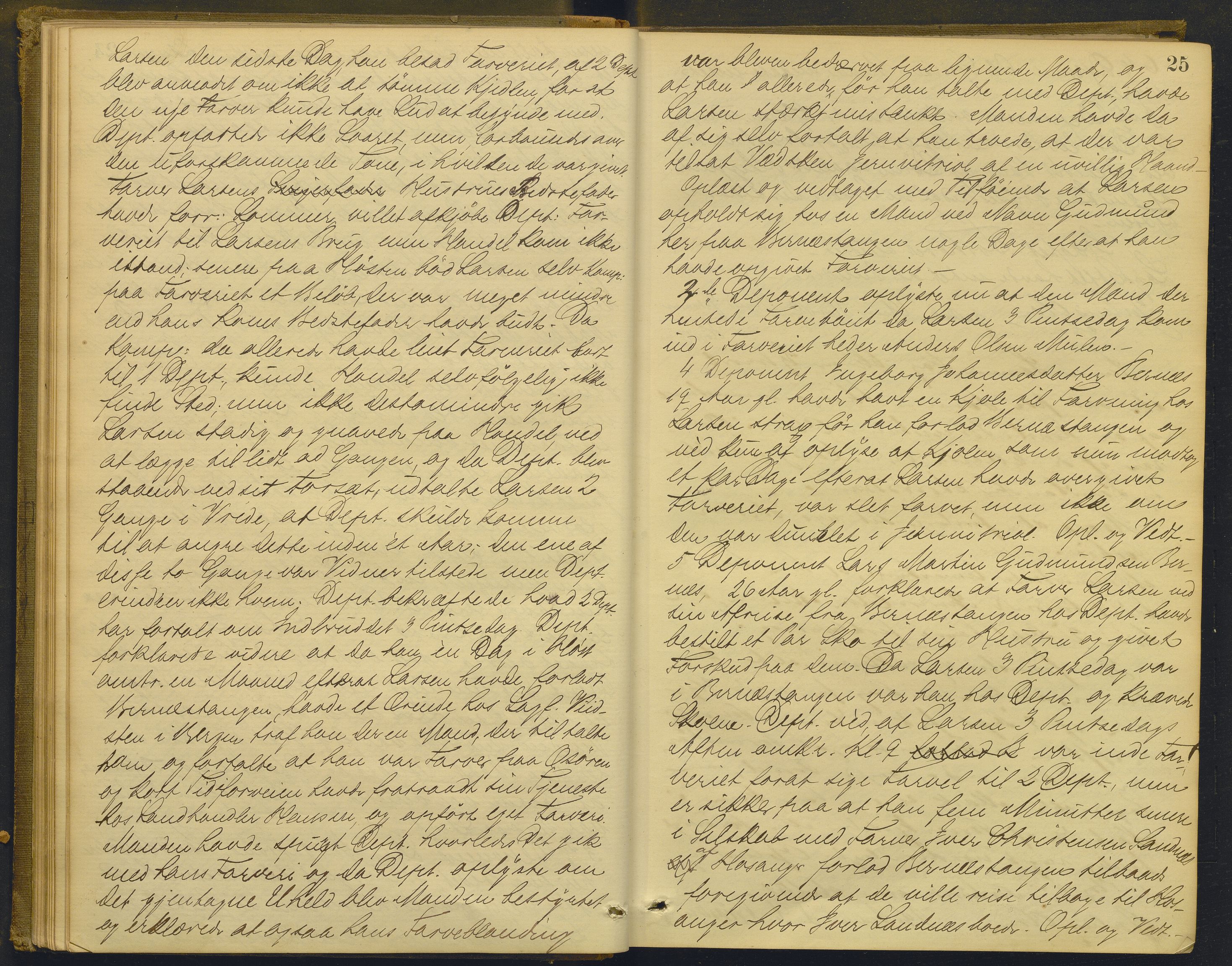 Nordhordland sorenskrivar, AV/SAB-A-2901/1/F/Fd/Fdd/L0004: Ekstrarettsprotokollar, forhøyr, 1880-1884, p. 24b-25a