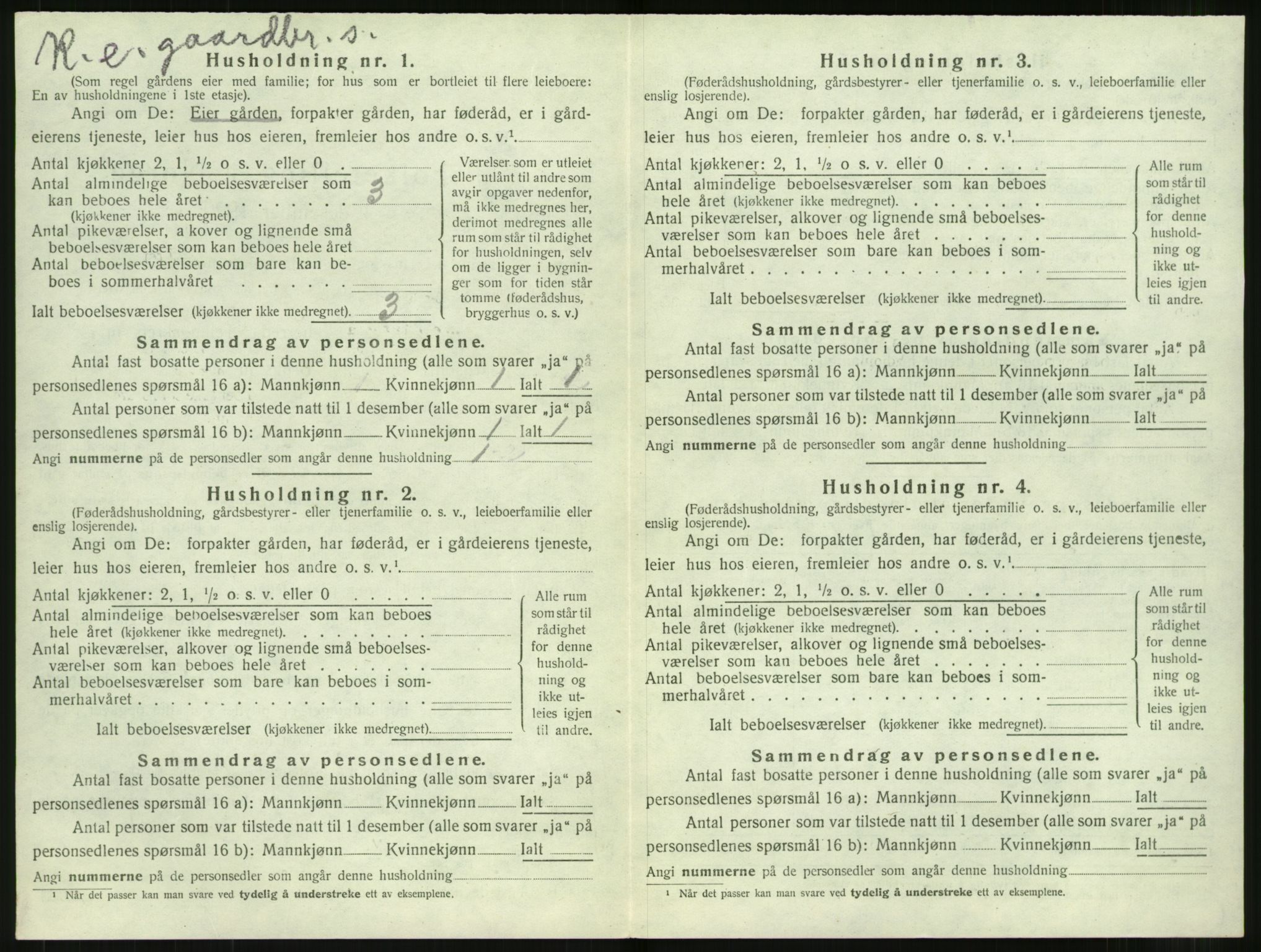 SAT, 1920 census for Ørskog, 1920, p. 627