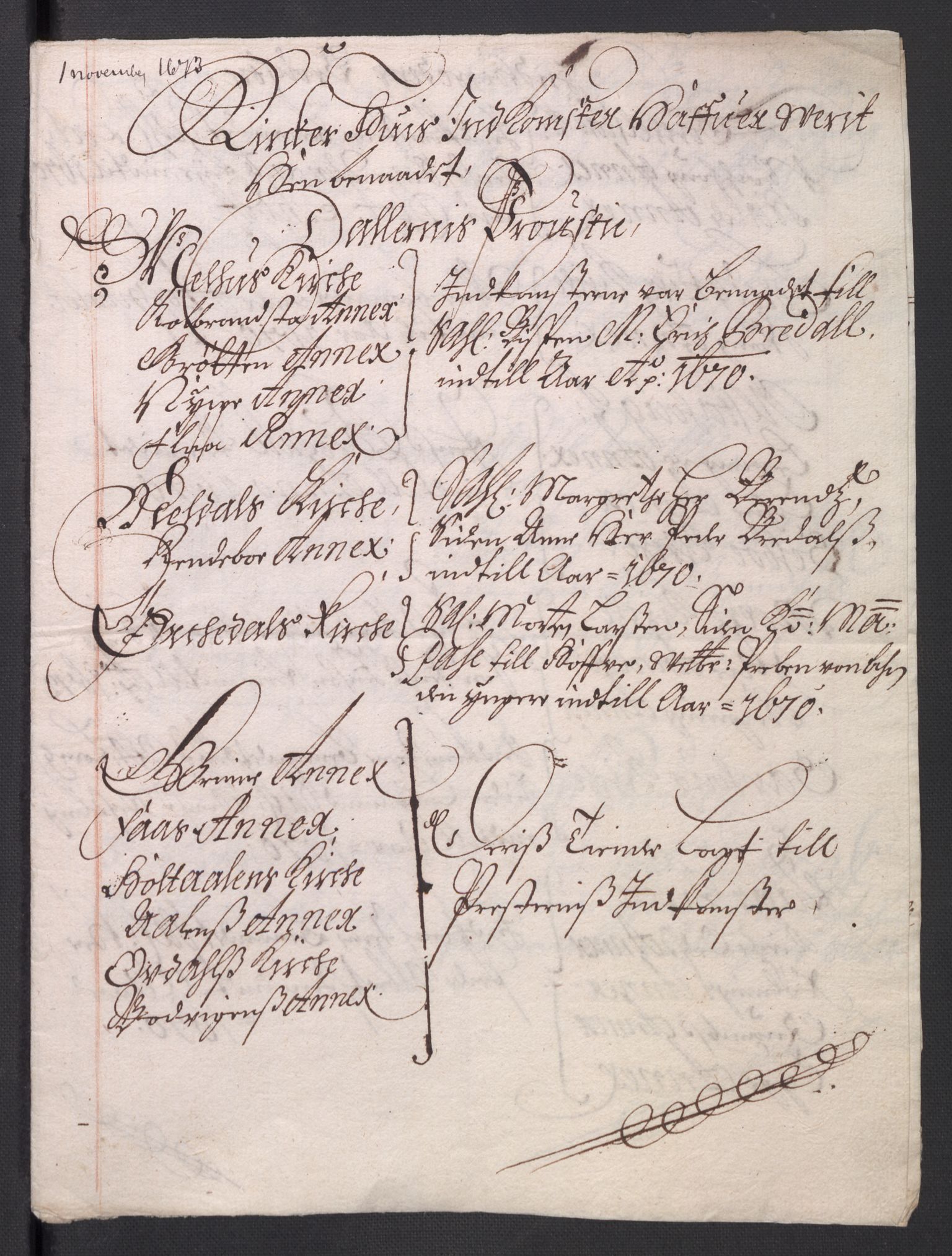 Rentekammeret inntil 1814, Reviderte regnskaper, Kirkeregnskap, AV/RA-EA-4067/Rf/L0121: Kirkeregnskap, 1656-1679, p. 264