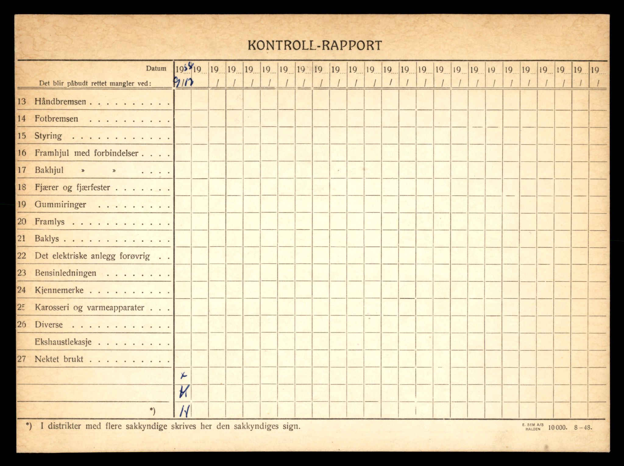 Møre og Romsdal vegkontor - Ålesund trafikkstasjon, AV/SAT-A-4099/F/Fe/L0003: Registreringskort for kjøretøy T 232 - T 340, 1927-1998, p. 1132