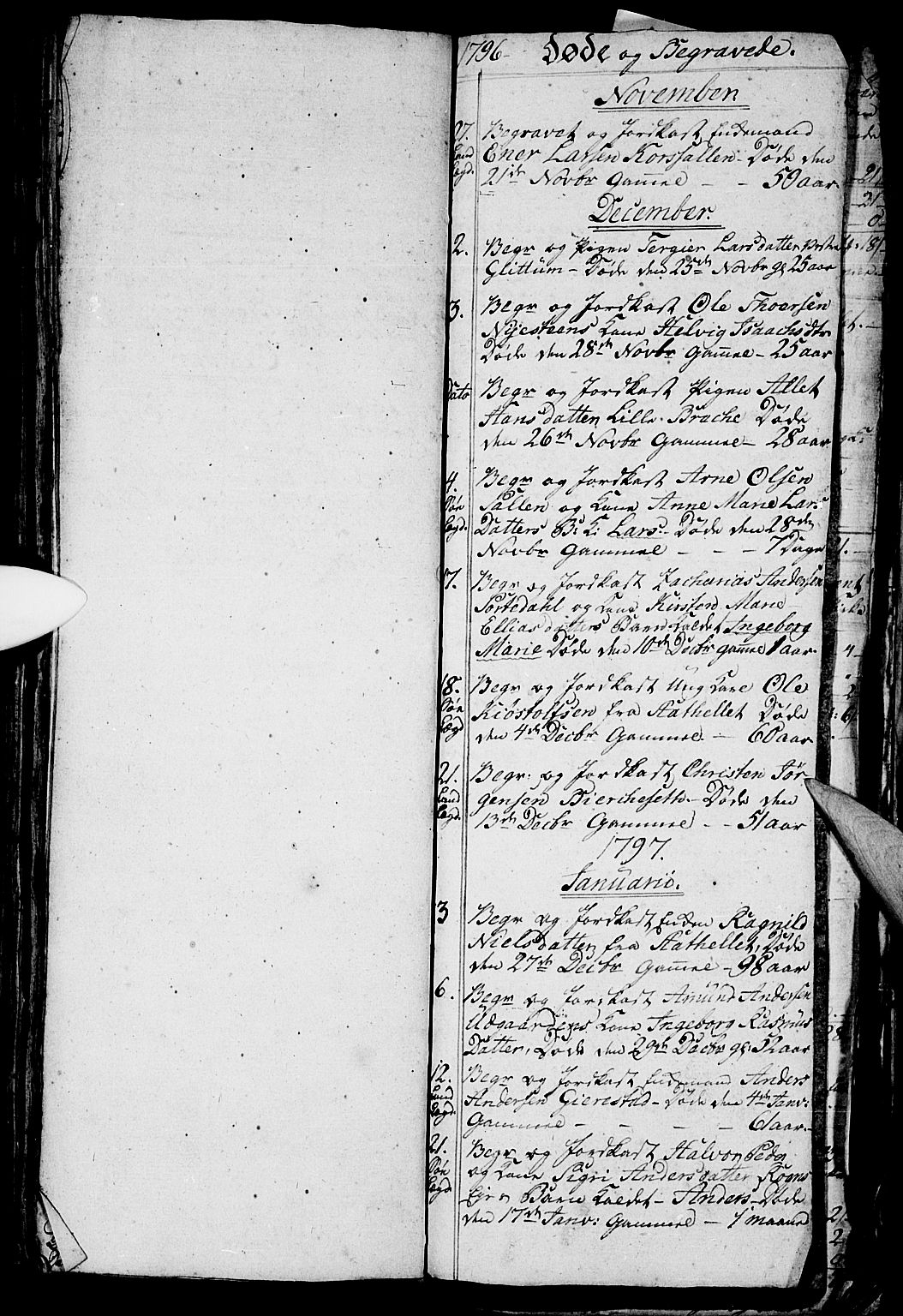 Bamble kirkebøker, AV/SAKO-A-253/G/Ga/L0002: Parish register (copy) no. I 2, 1794-1800